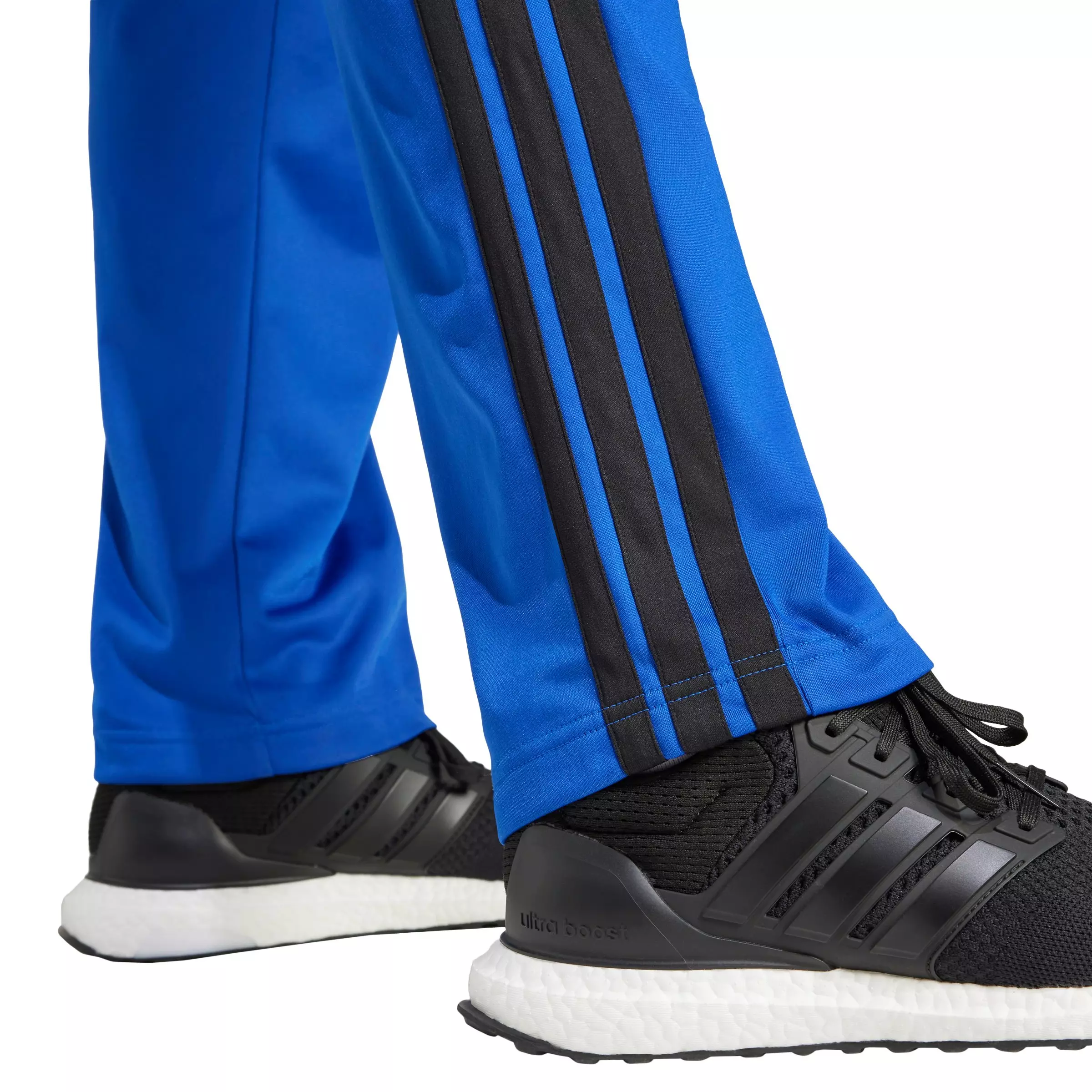 adidas Men's Dayready Open Hem Trackpants - Royal Blue - ROYAL BLUE