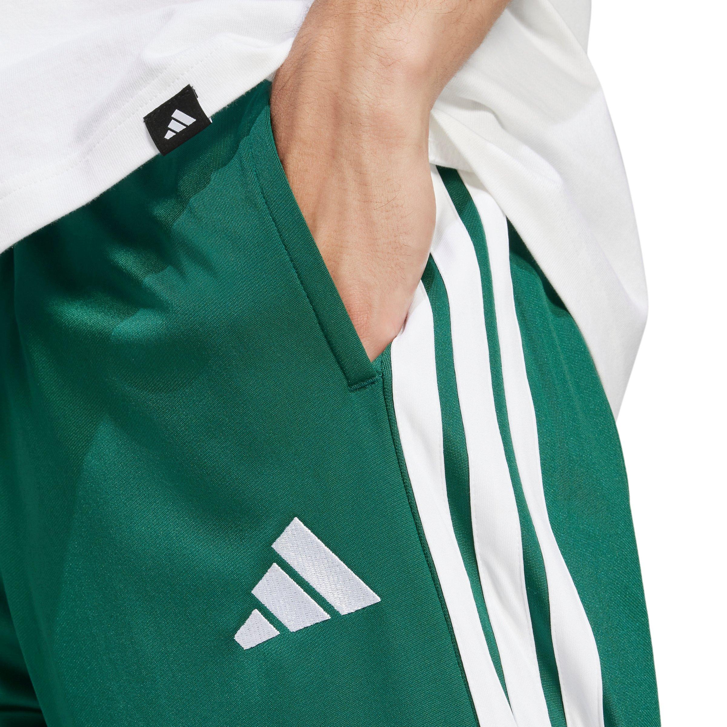 adidas Men's Dayready Open Hem Trackpants - Green - GREEN Thumbnail View 3