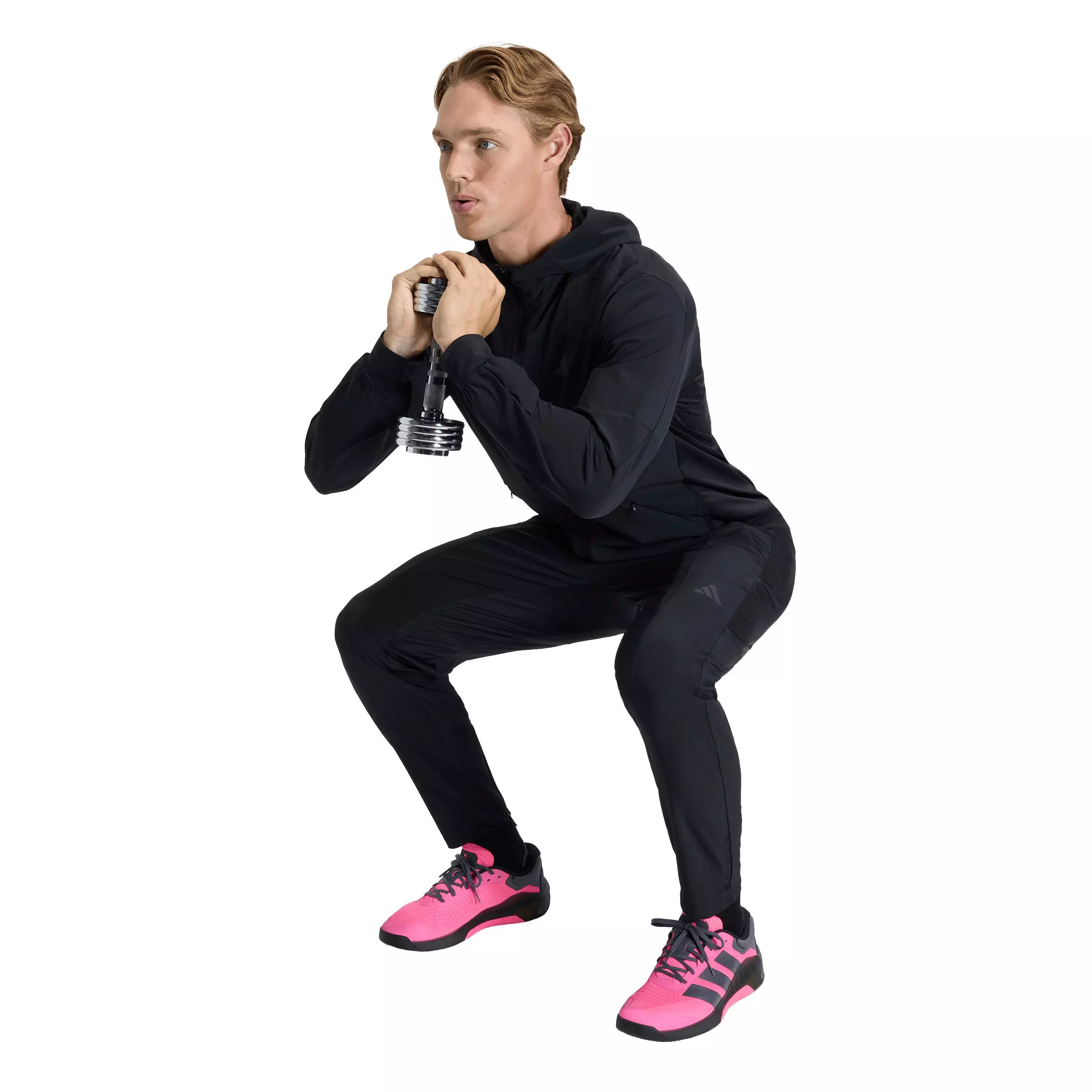 adidas Men's D4T Workout Pants -Black - BLACK