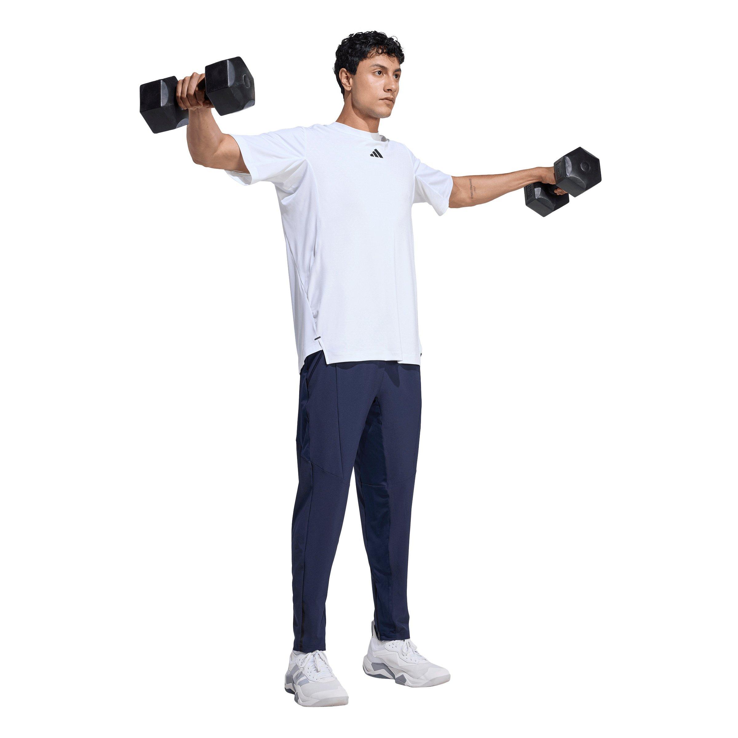 adidas Men's D4T Workout Pants -Dk Blue - DK BLUE Thumbnail View 5