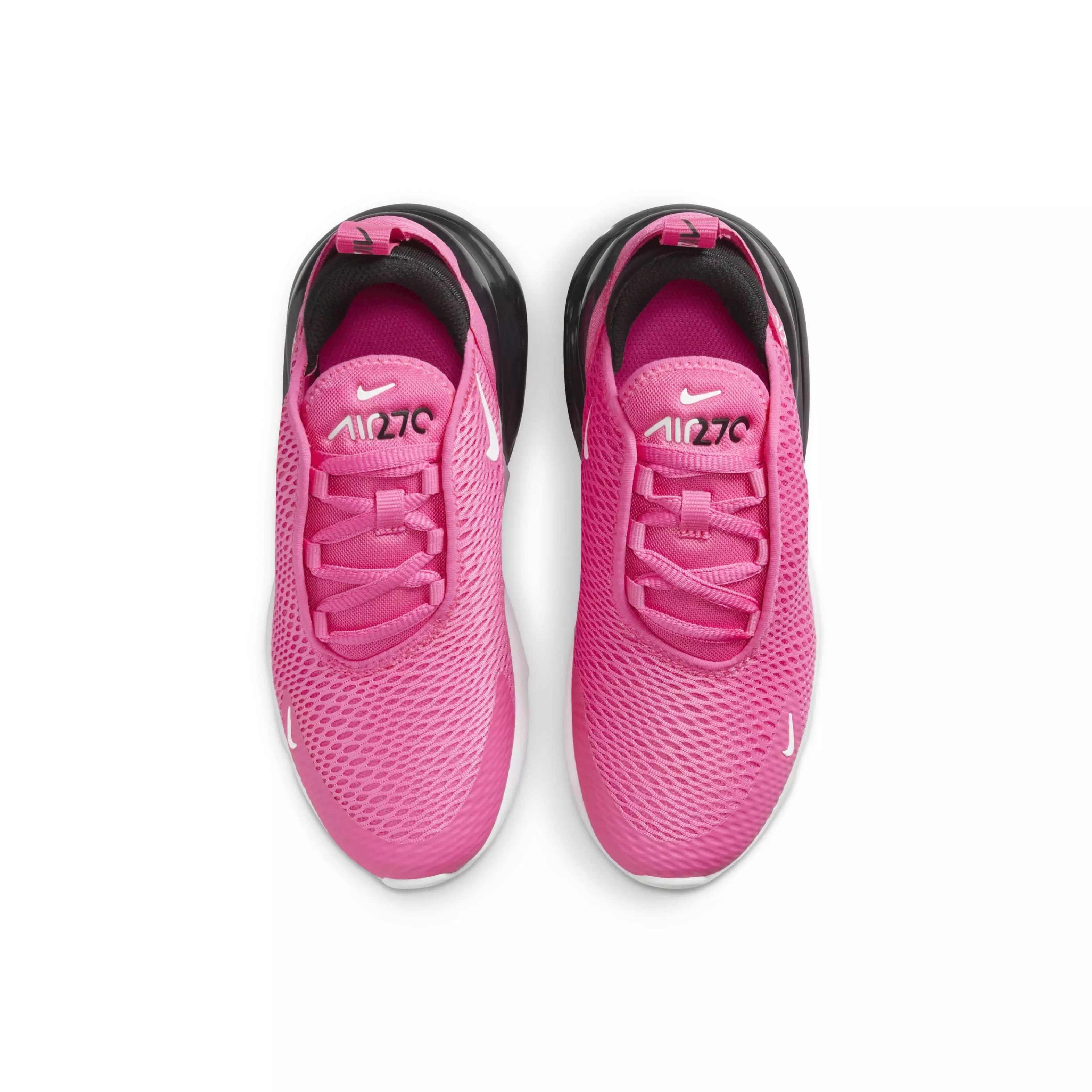 Nike Air Max 270 "Laser Fuchsia/Black/White/Summit White" Preschool Girls' Shoe - FUCHSIA/BLACK/WHITE/WHITE