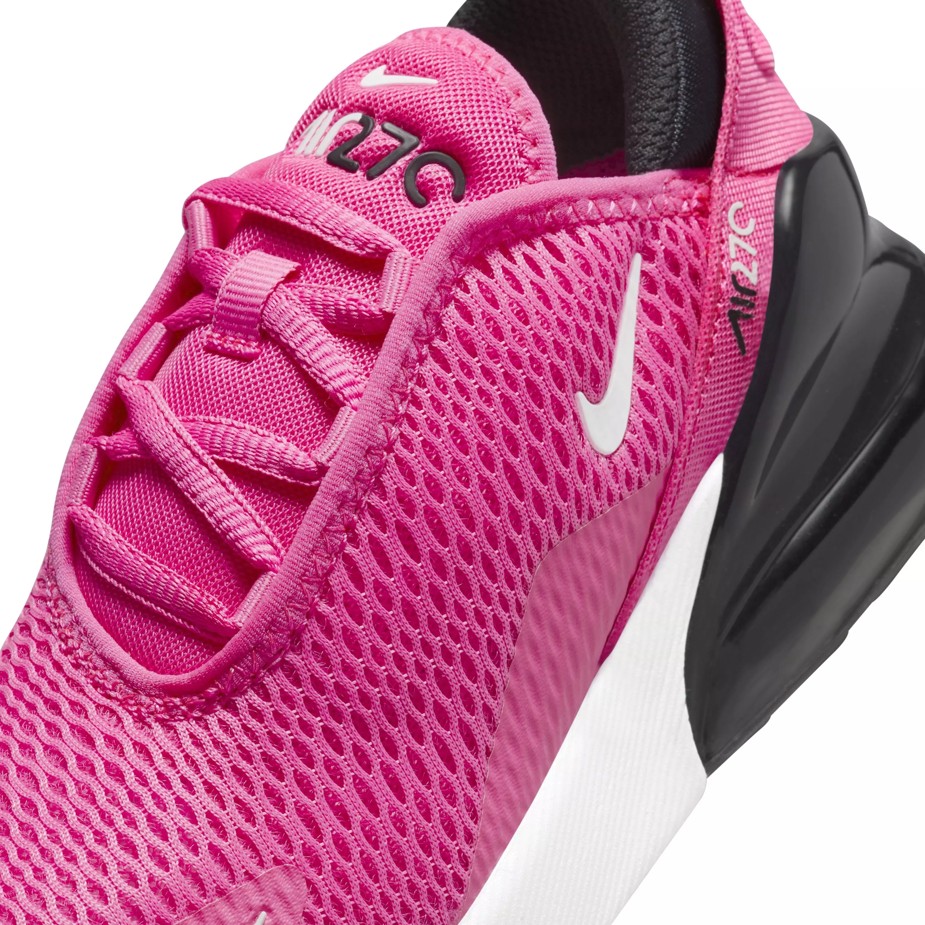 Nike Air Max 270 "Laser Fuchsia/Black/White/Summit White" Preschool Girls' Shoe - FUCHSIA/BLACK/WHITE/WHITE