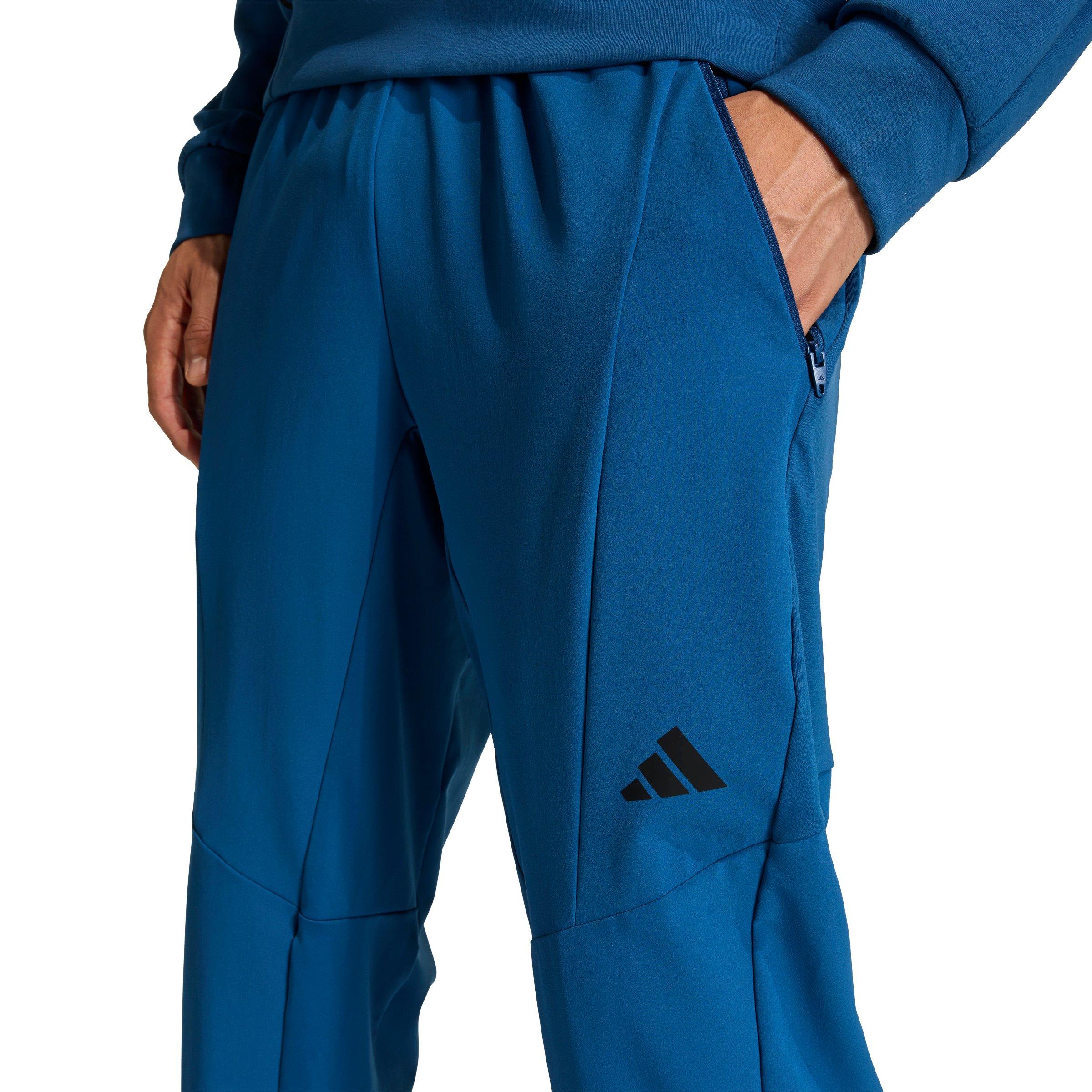 adidas Men's D4T Workout Pants -Blue - BLUE Thumbnail View 3