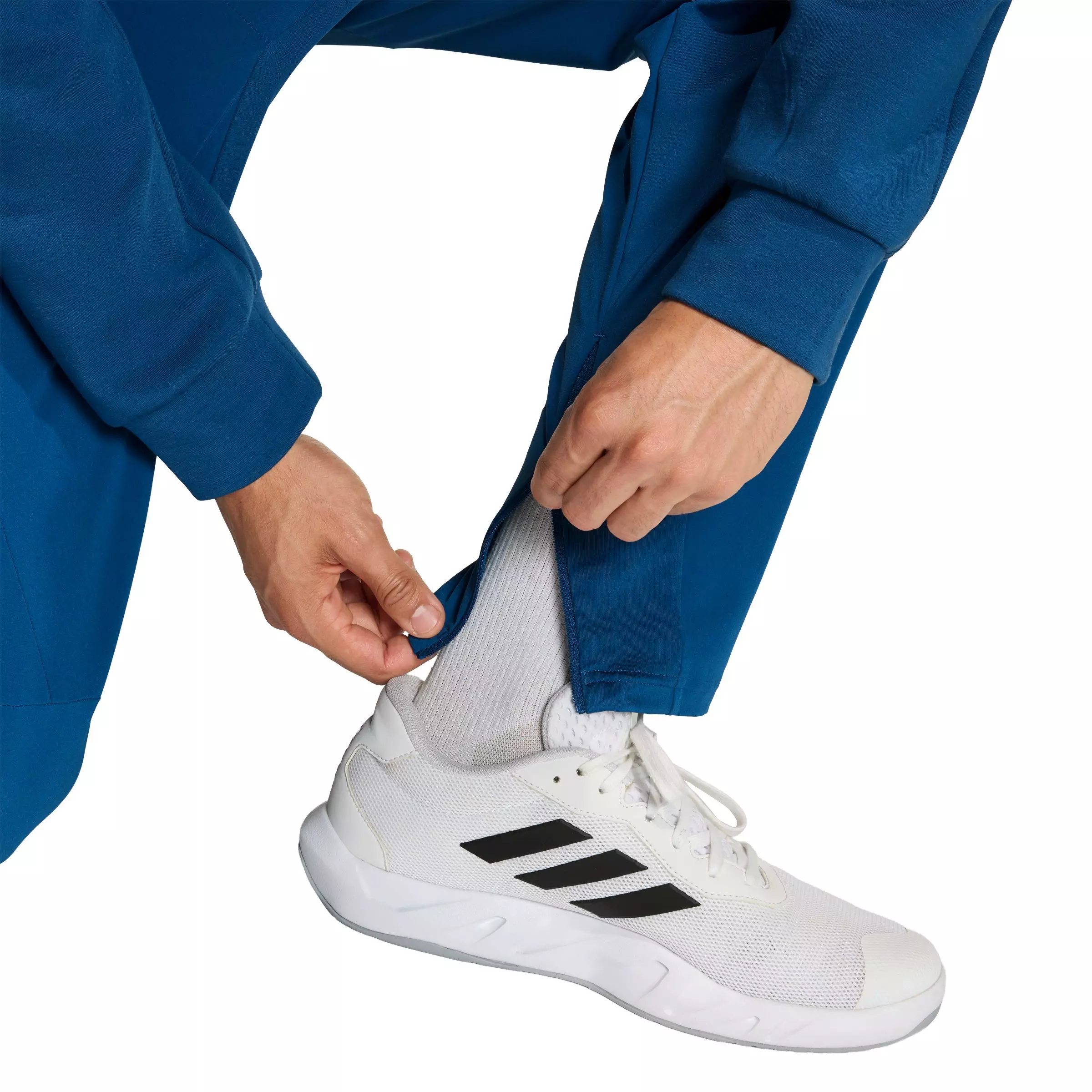 adidas Men's D4T Workout Pants - Blue - BLUE