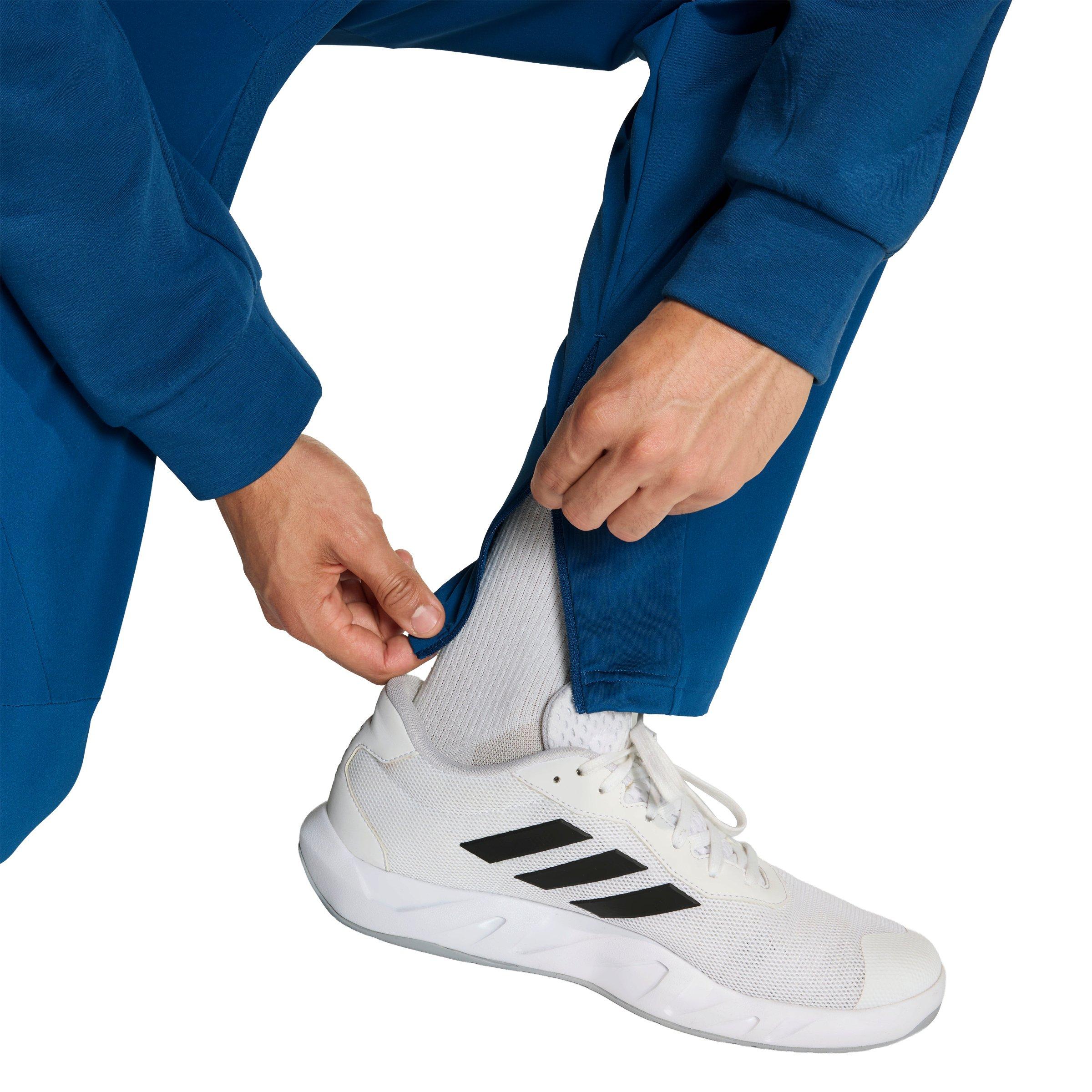 adidas Men's D4T Workout Pants -Blue - BLUE Thumbnail View 4