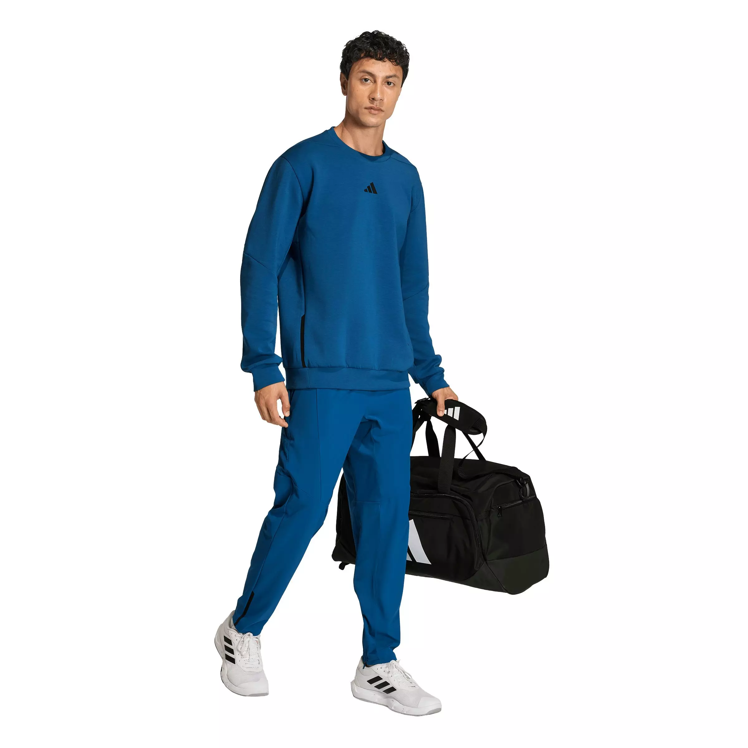 adidas Men's D4T Workout Pants -Blue - BLUE