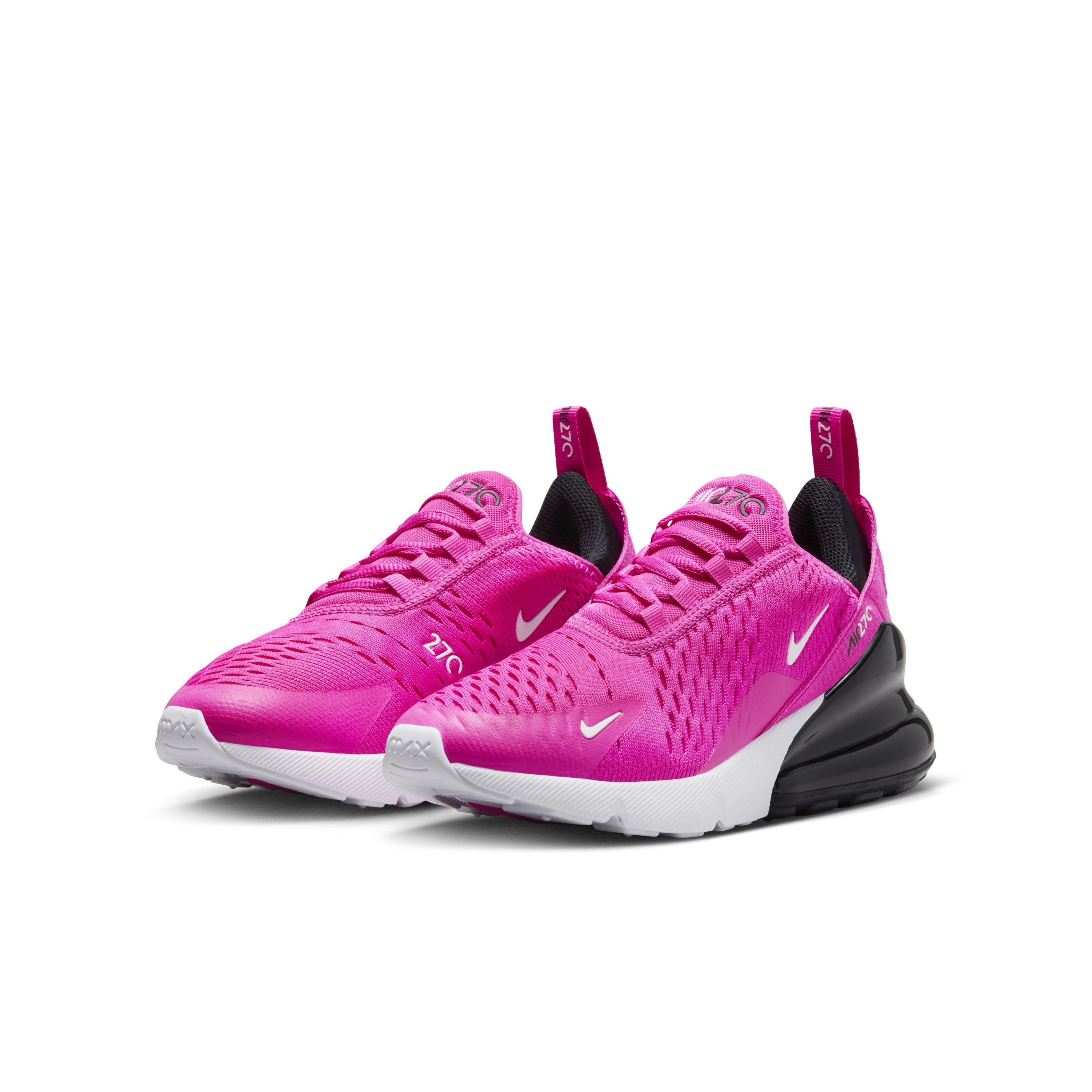 Nike Air Max 270 Grade School Girls' "Laser Fuchsia/Black/White/Summit White" Shoe
