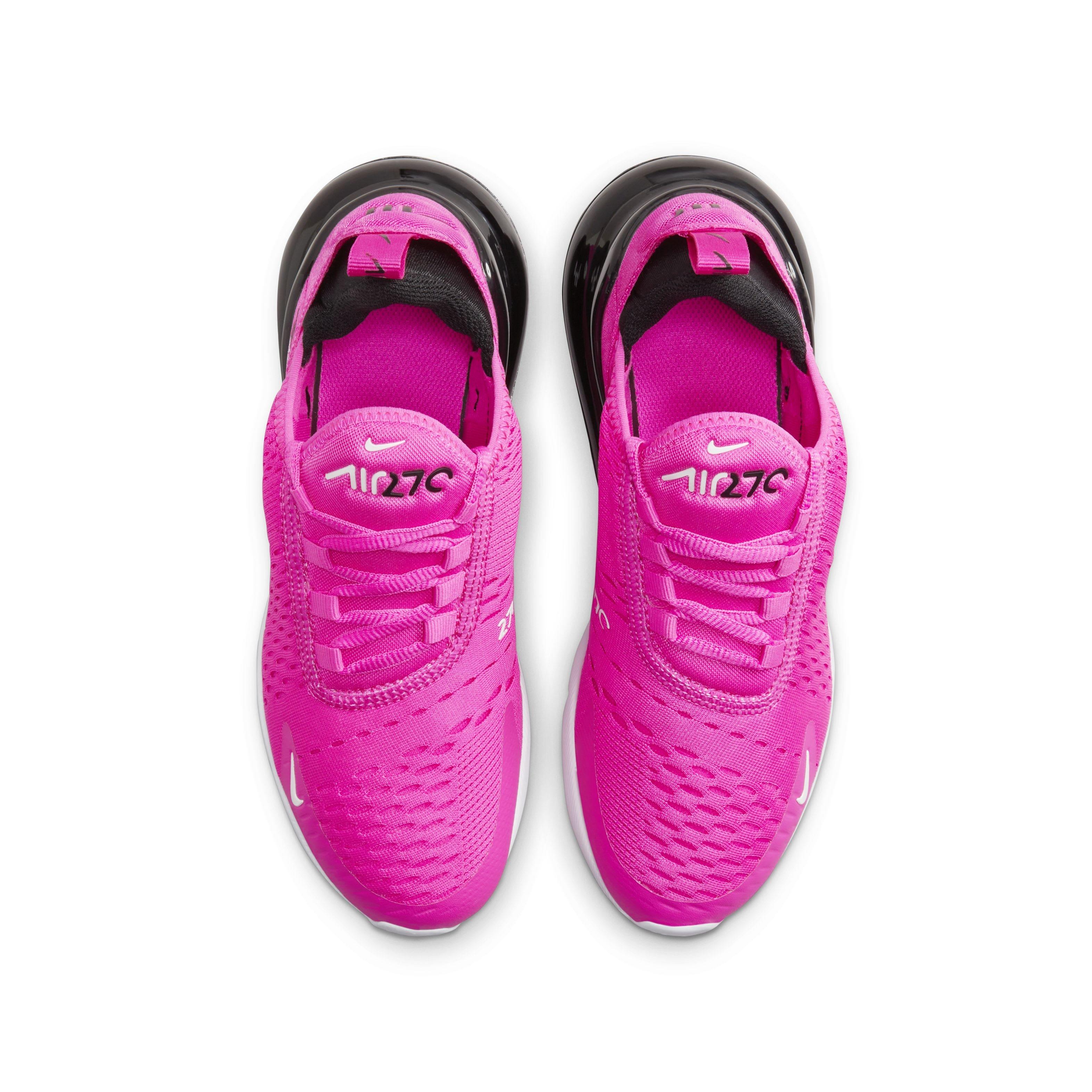 Nike Air Max 270 Grade School Girls' "Laser Fuchsia/Black/White/Summit White" Shoe