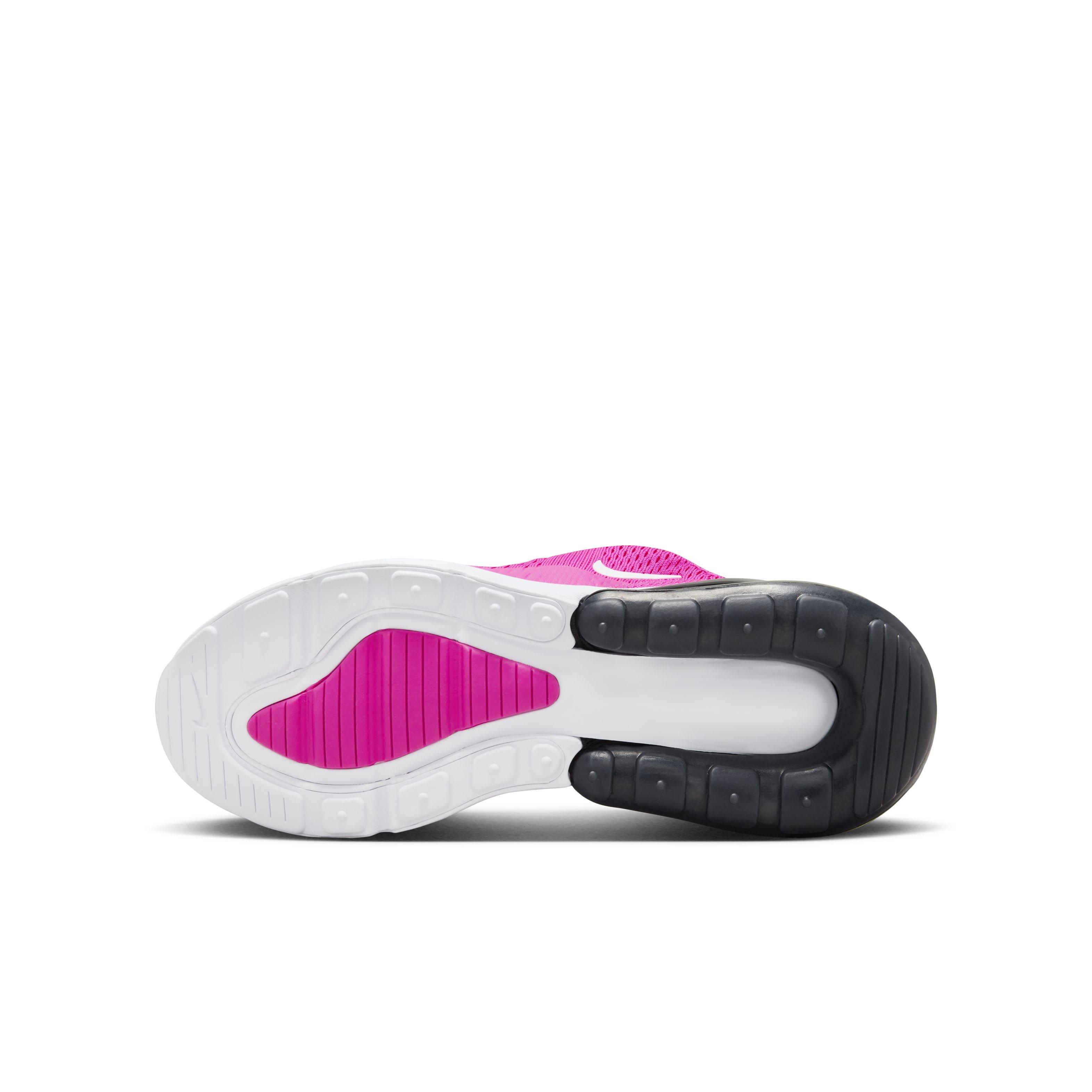 Nike Air Max 270 Grade School Girls' "Laser Fuchsia/Black/White/Summit White" Shoe