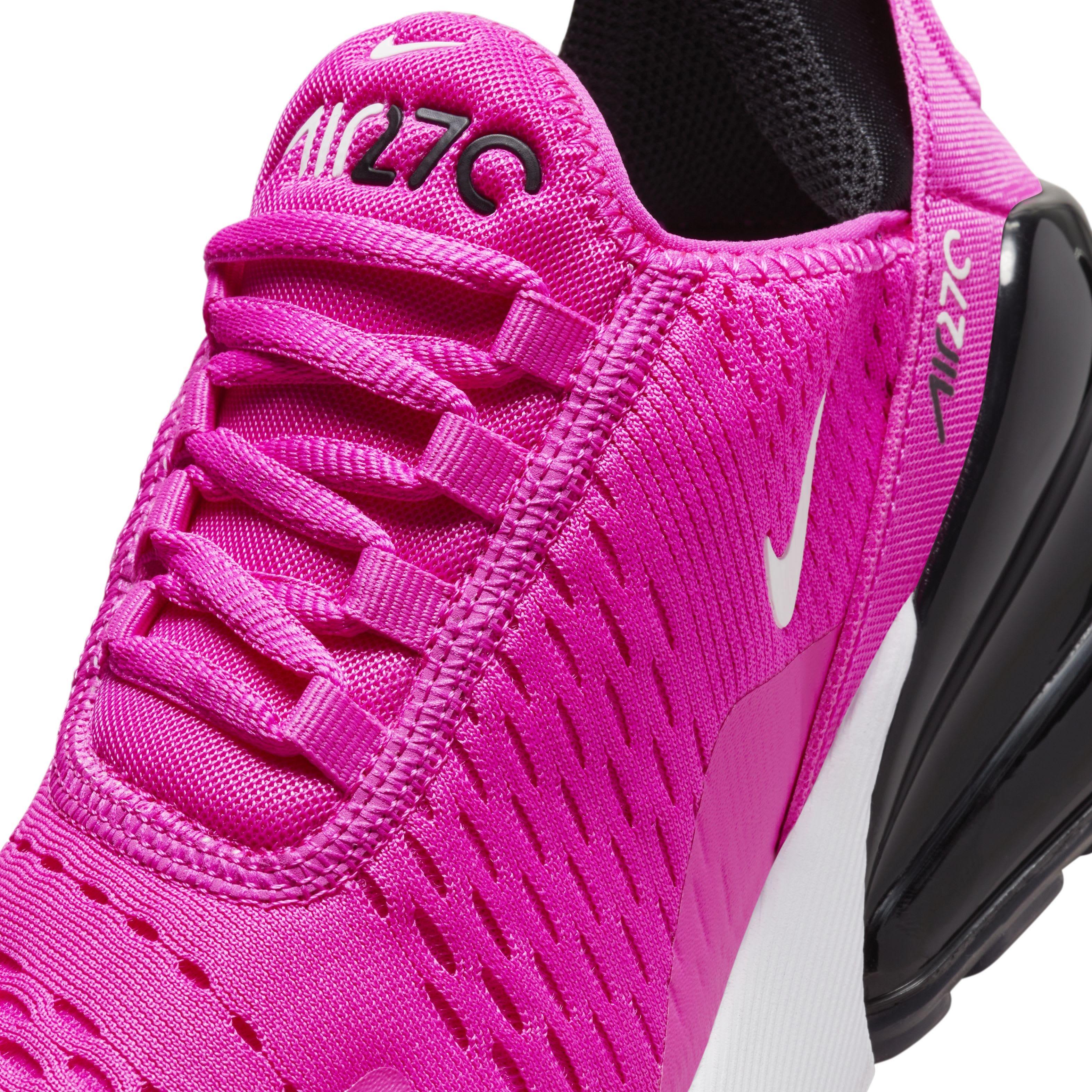 Nike Air Max 270 Grade School Girls' "Laser Fuchsia/Black/White/Summit White" Shoe