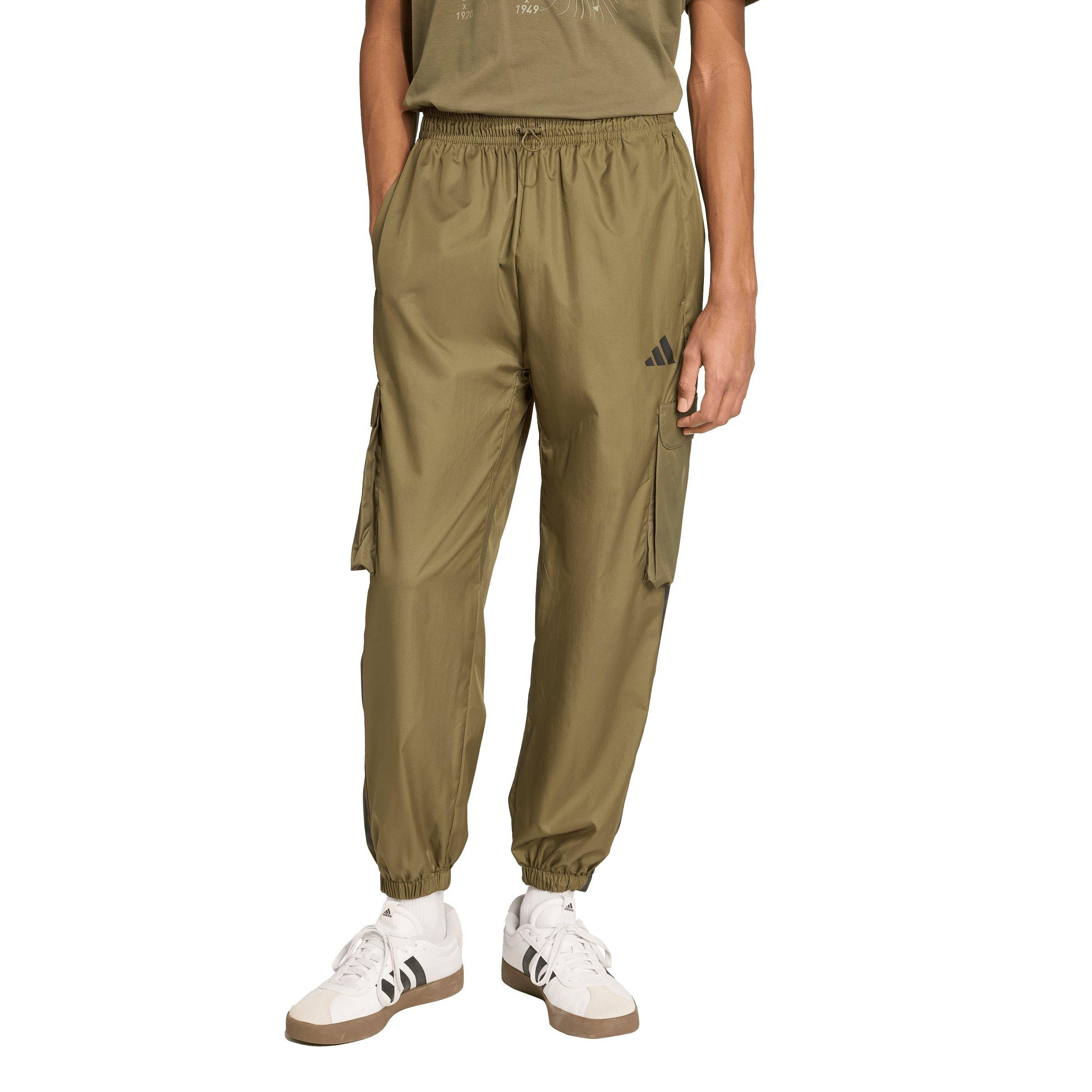 adidas Men's City Tech Utility Woven Pants - Olive - OLIVE Thumbnail View 1
