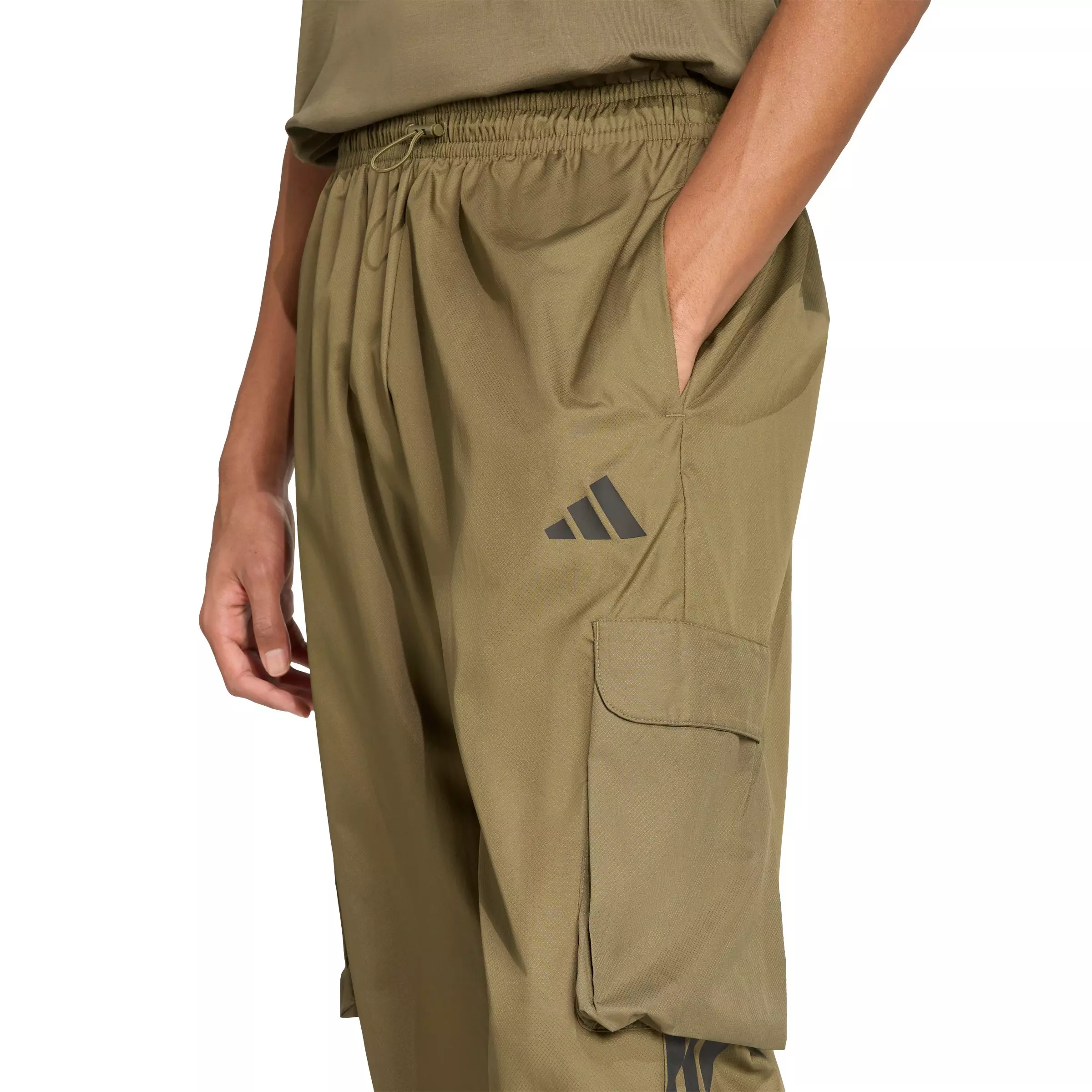adidas Men's City Tech Utility Woven Pants - Olive - OLIVE
