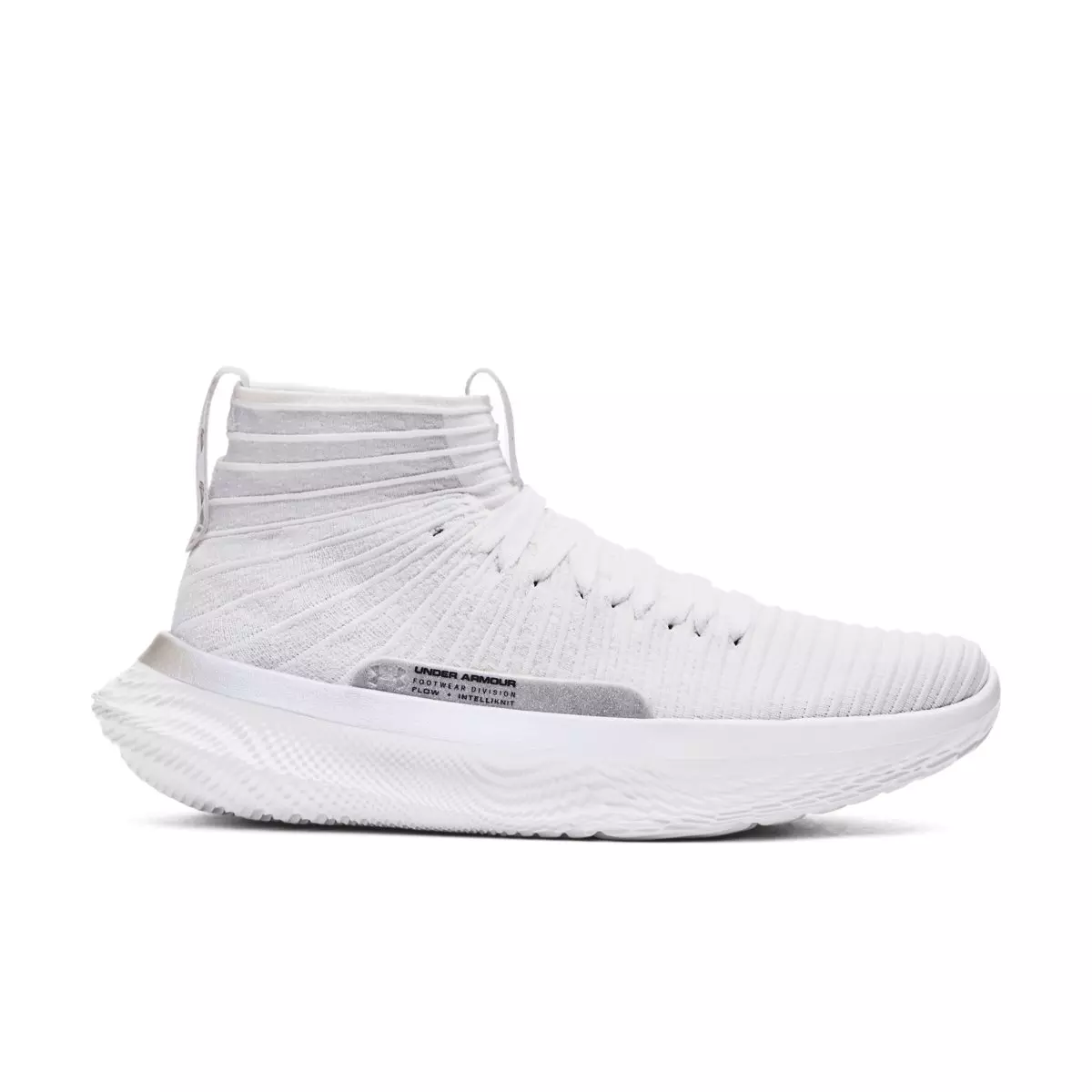Under Armour FUTR X ELITE VVS "White/Distant Grey/Metallic Silver" Unisex Basketball Shoe - WHITE/GREY/SILVER