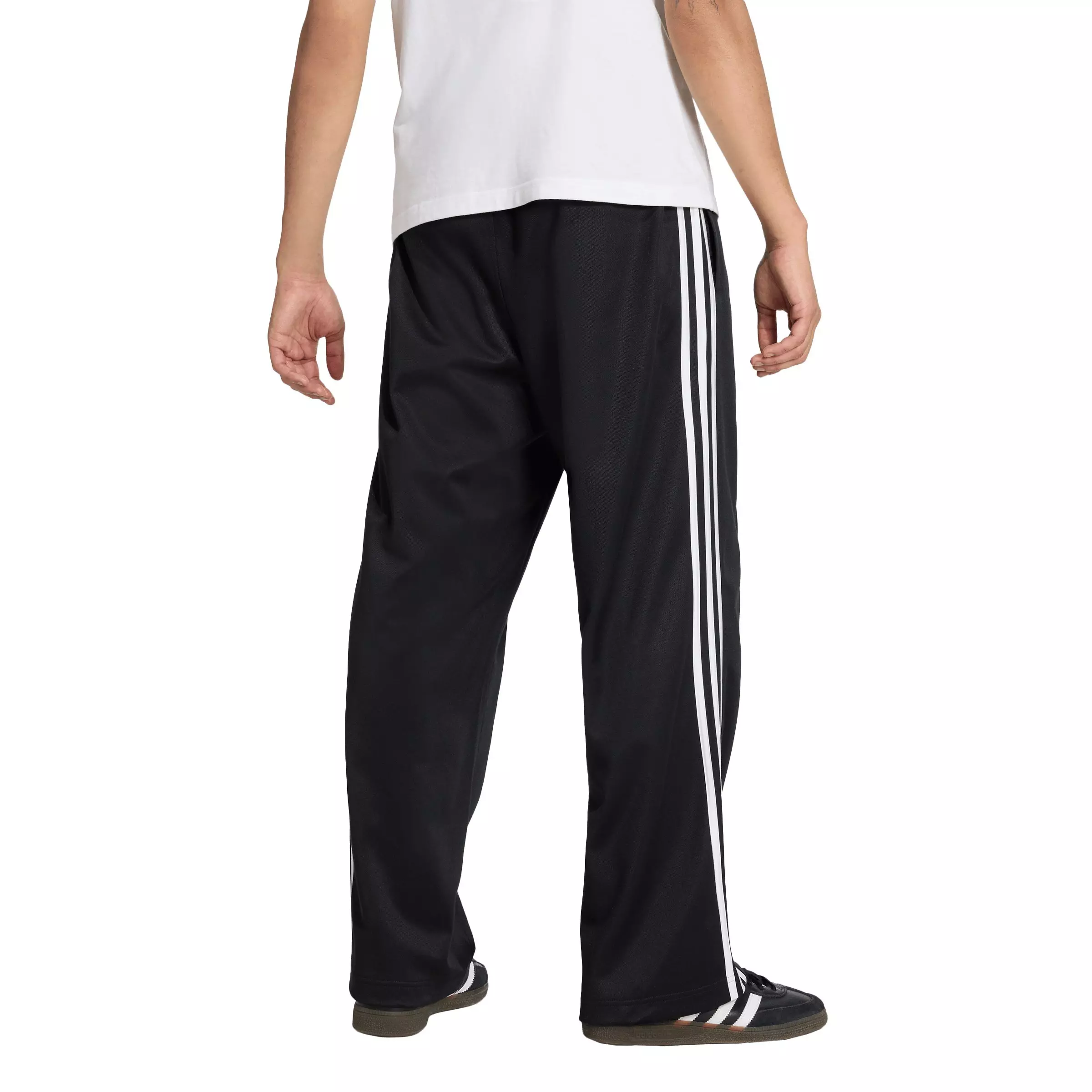 adidas Originals Men's Baggy Track Pants -Black/White - BLACK/WHITE