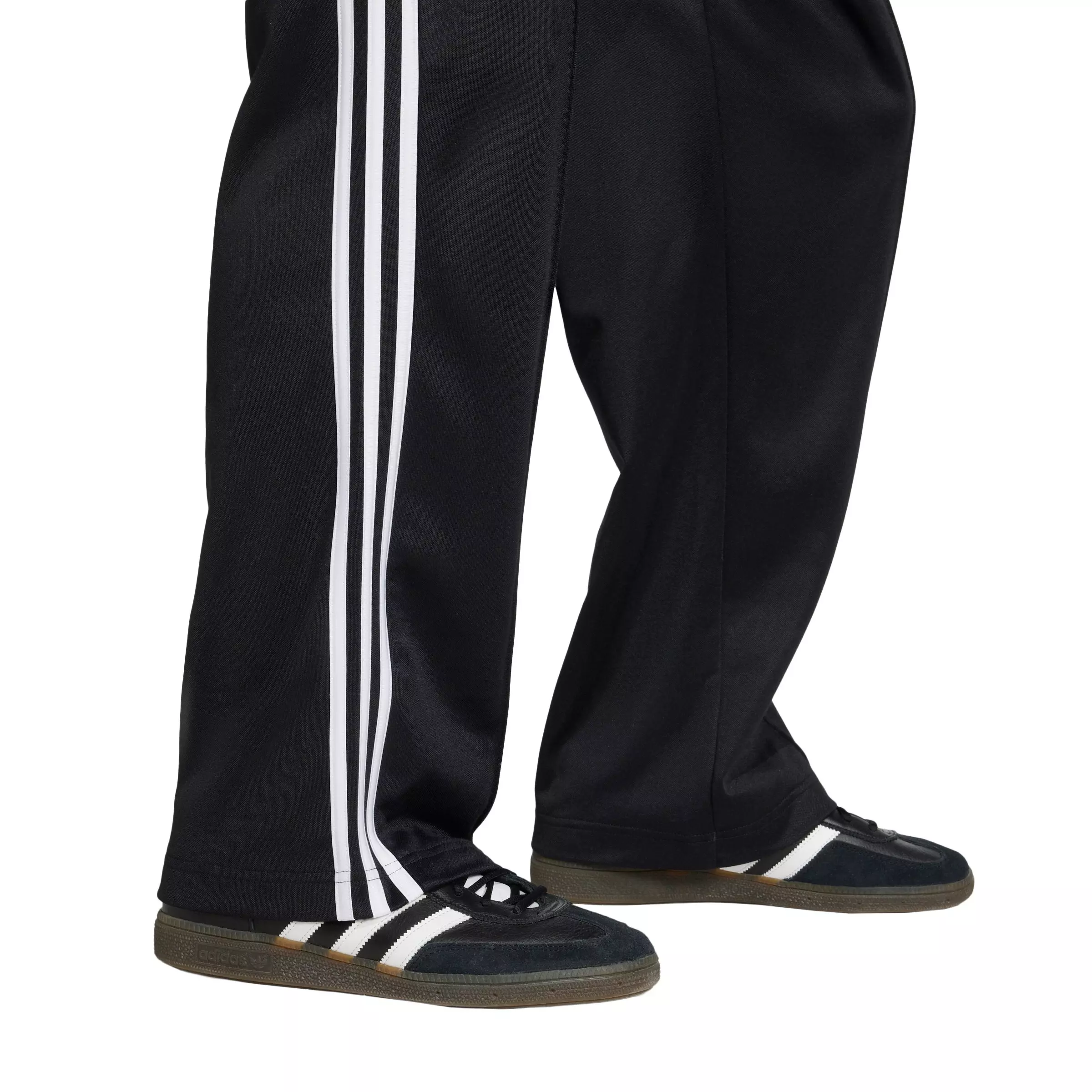 adidas Originals Men's Baggy Track Pants -Black/White - BLACK/WHITE