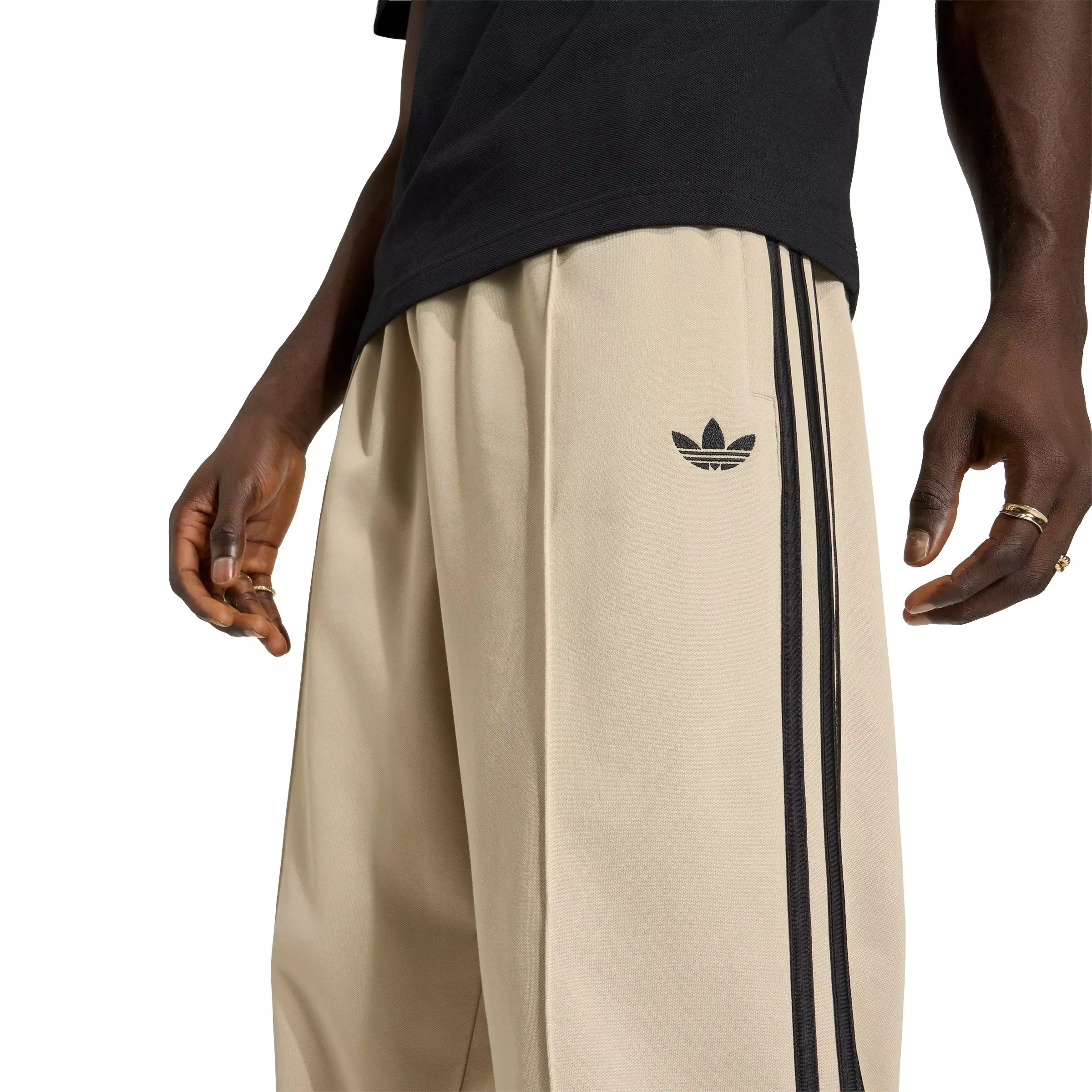 adidas Originals Men's Baggy Track Pants -Khaki - KHAKI