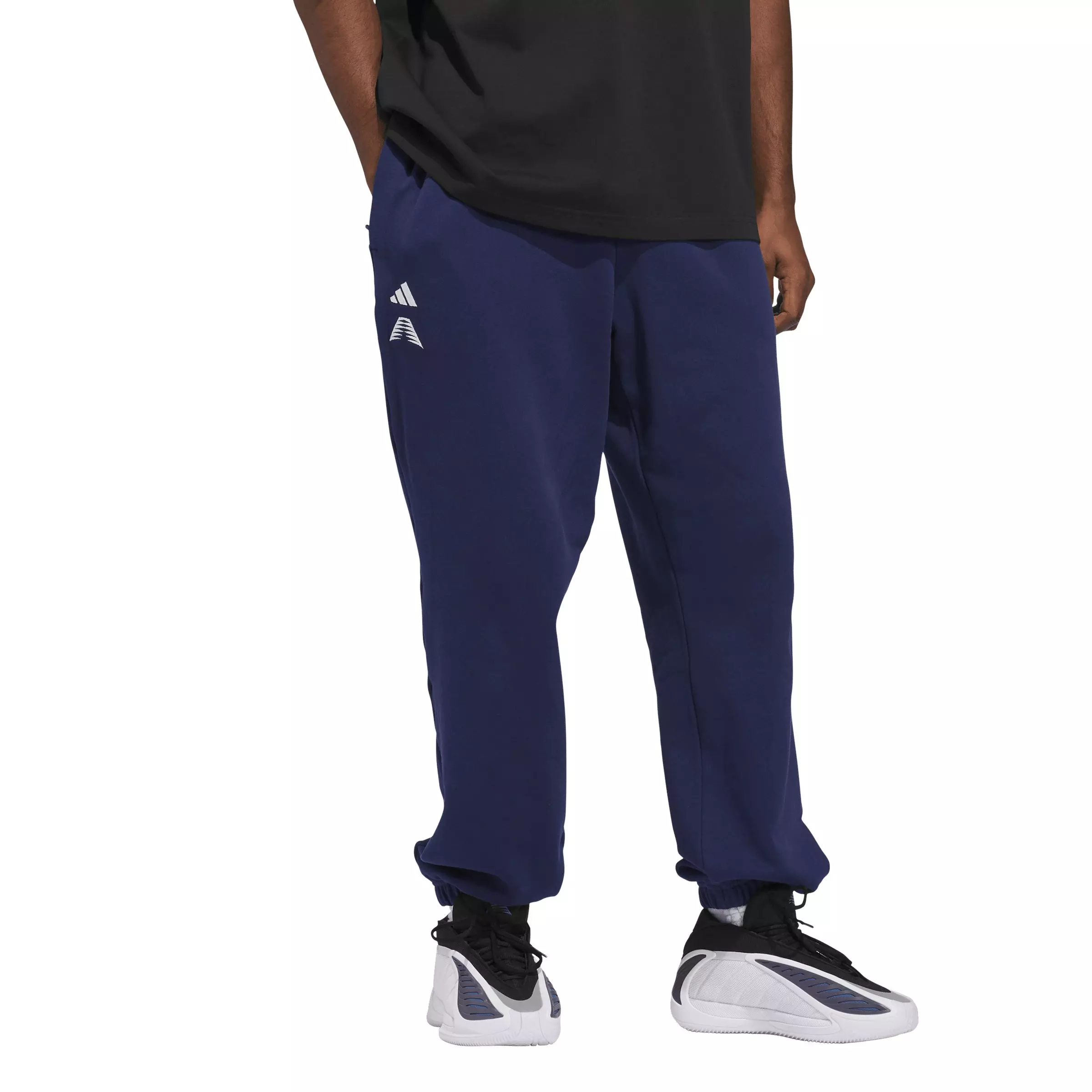 adidas Men's Anthony Edwards Foundation Sweatpants - Dk Blue - DK BLUE