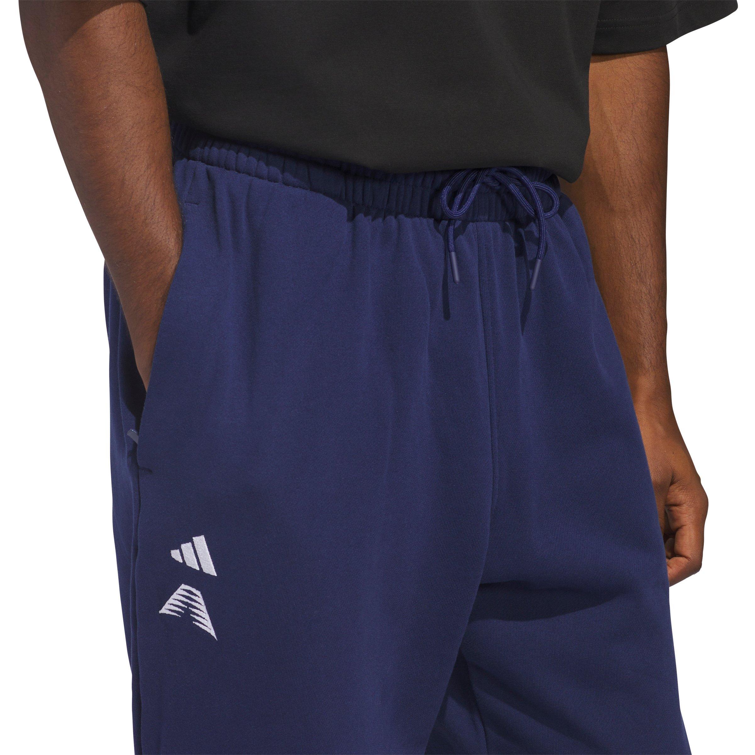 adidas Men's Anthony Edwards Foundation Sweatpants - Dk Blue - DK BLUE Thumbnail View 3