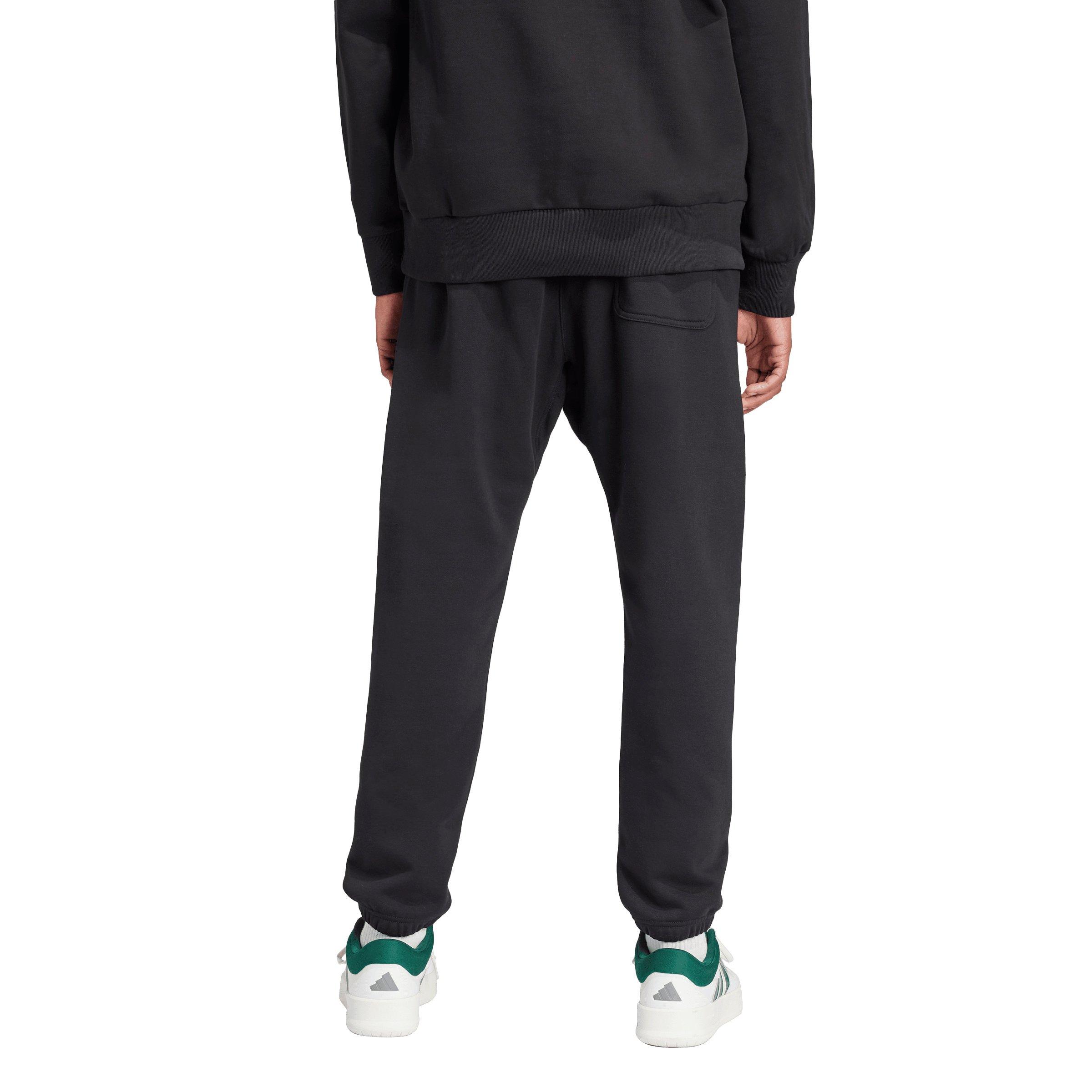 adidas Men's ALL SZN Fleece Regular Tapered Joggers - Black - BLACK Thumbnail View 2