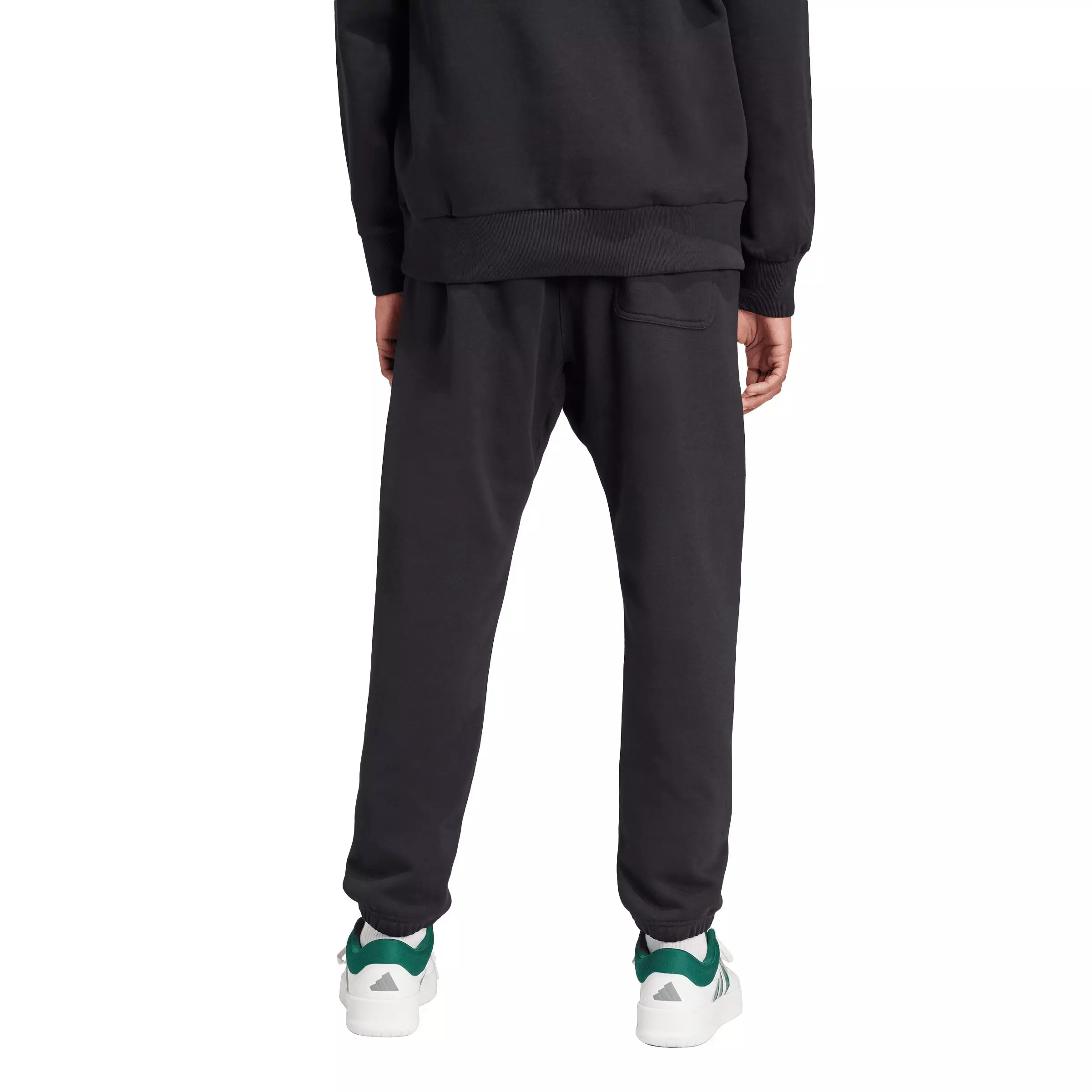 adidas Men's ALL SZN Fleece Regular Tapered Joggers -Black - BLACK