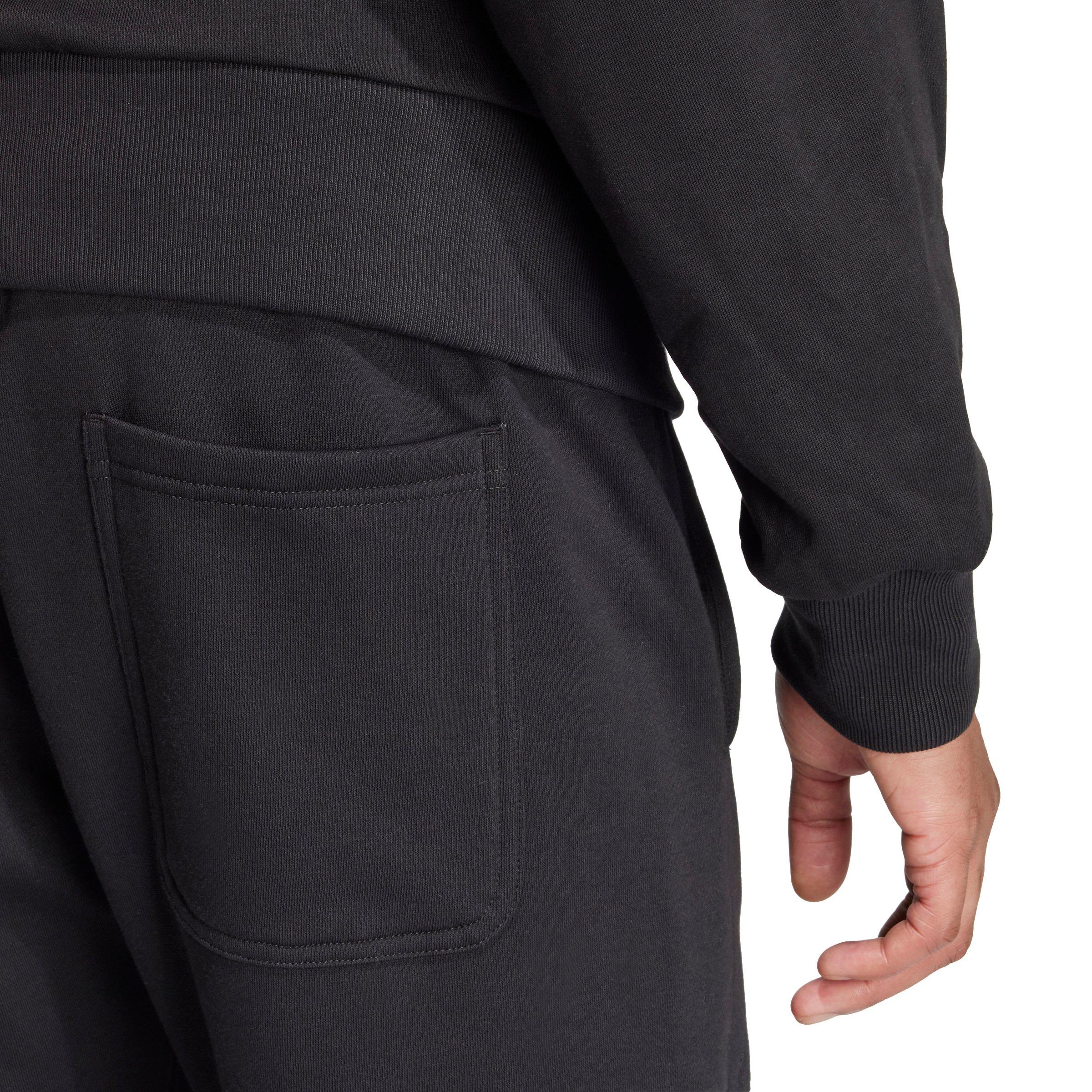 adidas Men's ALL SZN Fleece Regular Tapered Joggers -Black - BLACK Thumbnail View 4