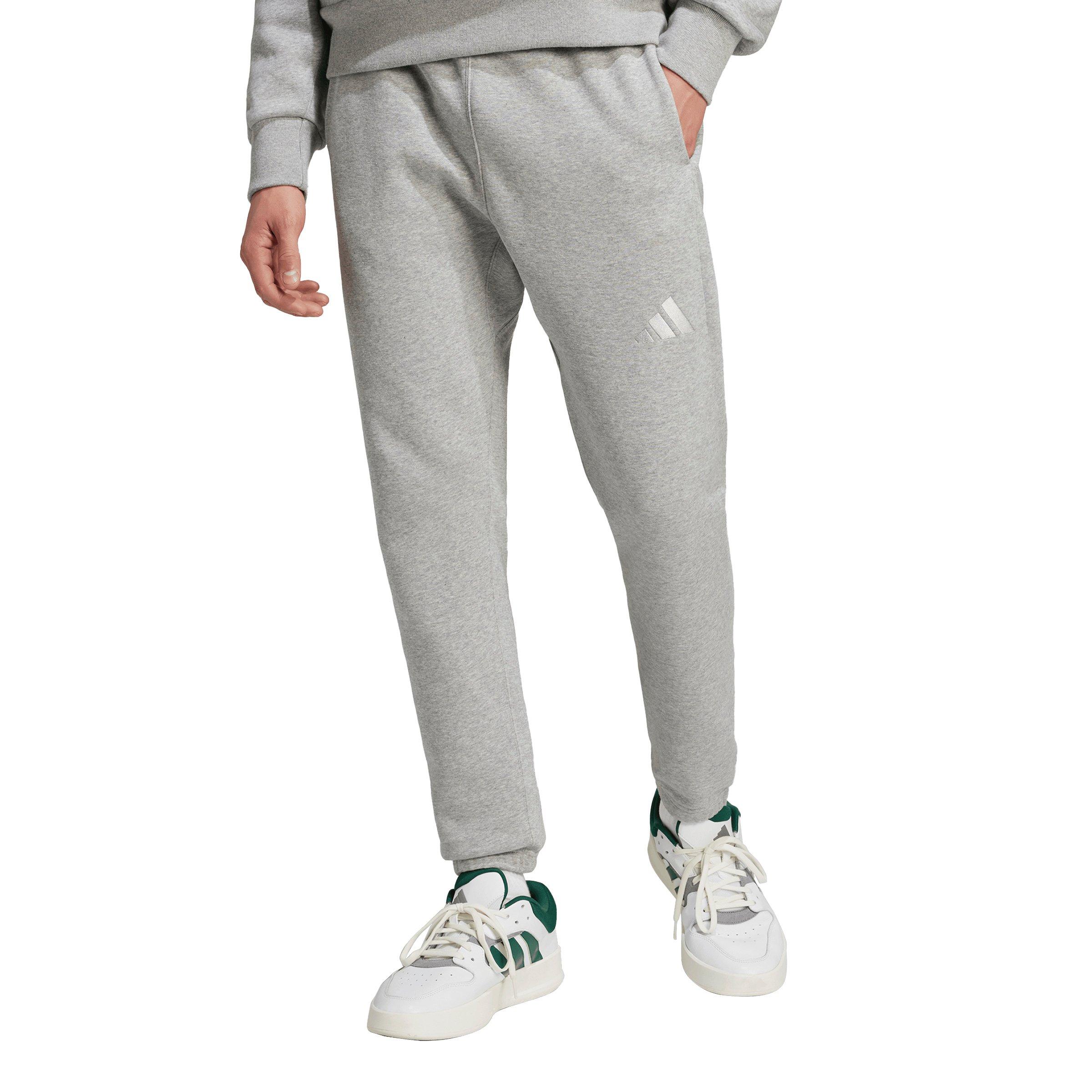 adidas Men's ALL SZN Fleece Regular Tapered Joggers -Grey - GREY Thumbnail View 1