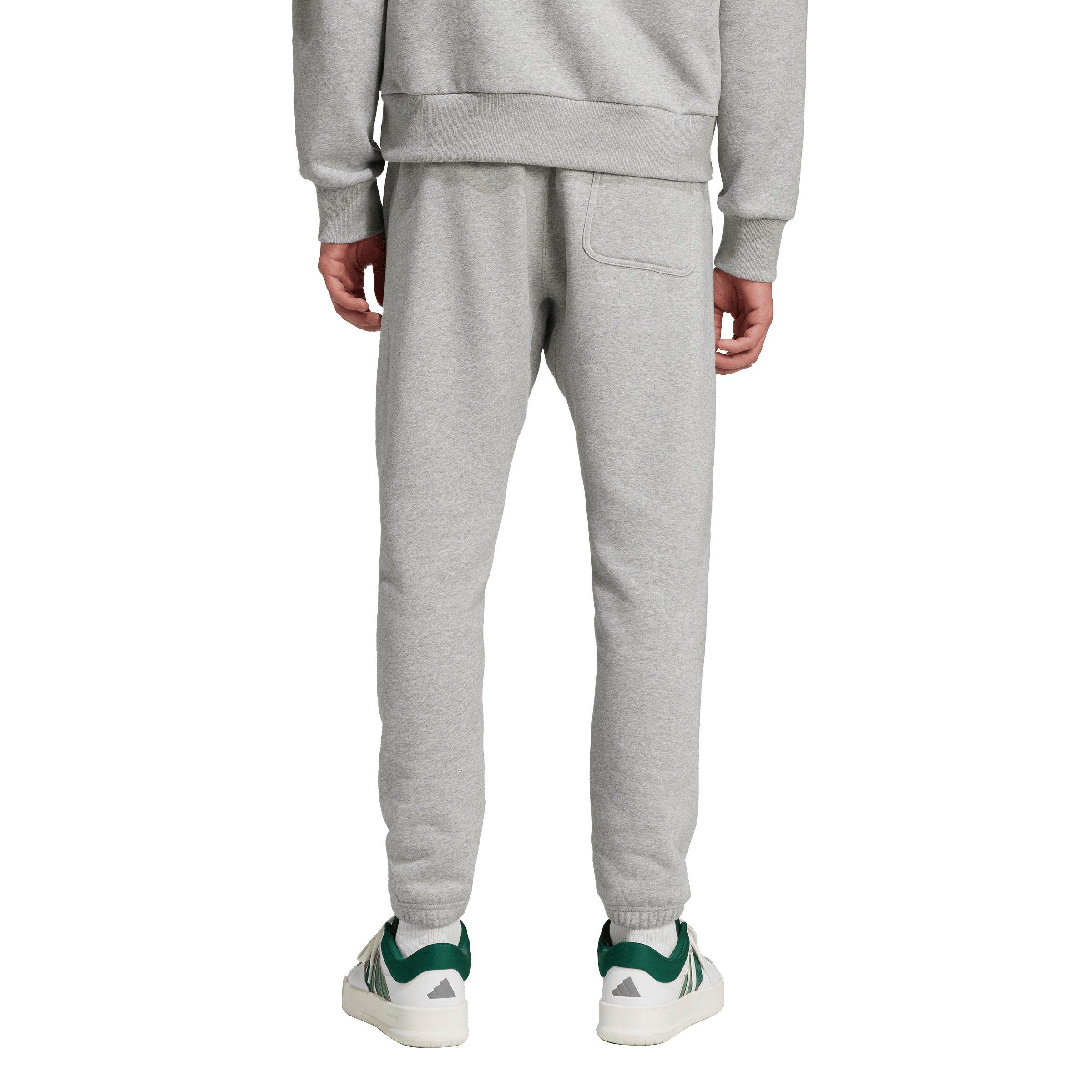 adidas Men's ALL SZN Fleece Regular Tapered Joggers - Grey - GREY Thumbnail View 2