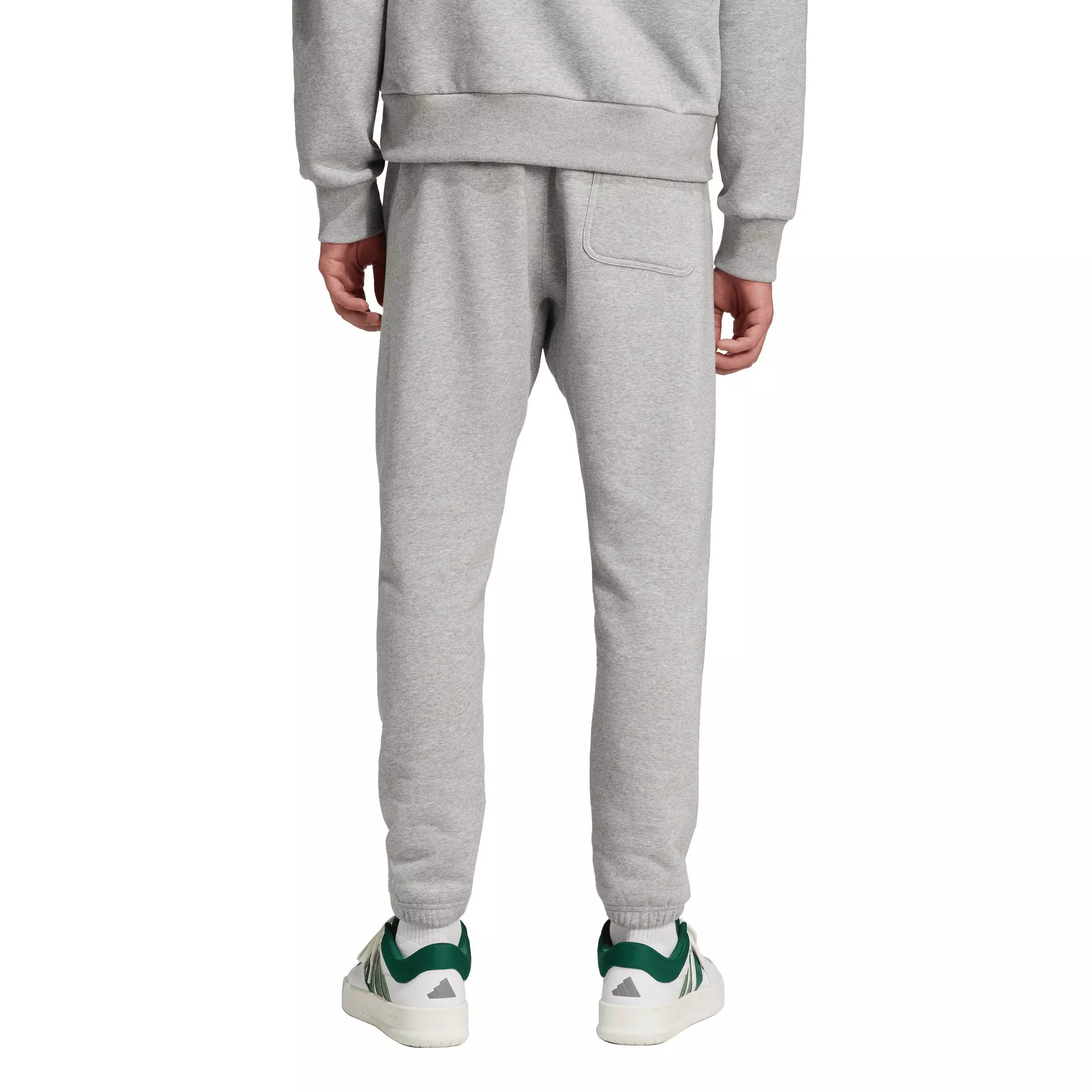 adidas Men's ALL SZN Fleece Regular Tapered Joggers -Grey - GREY