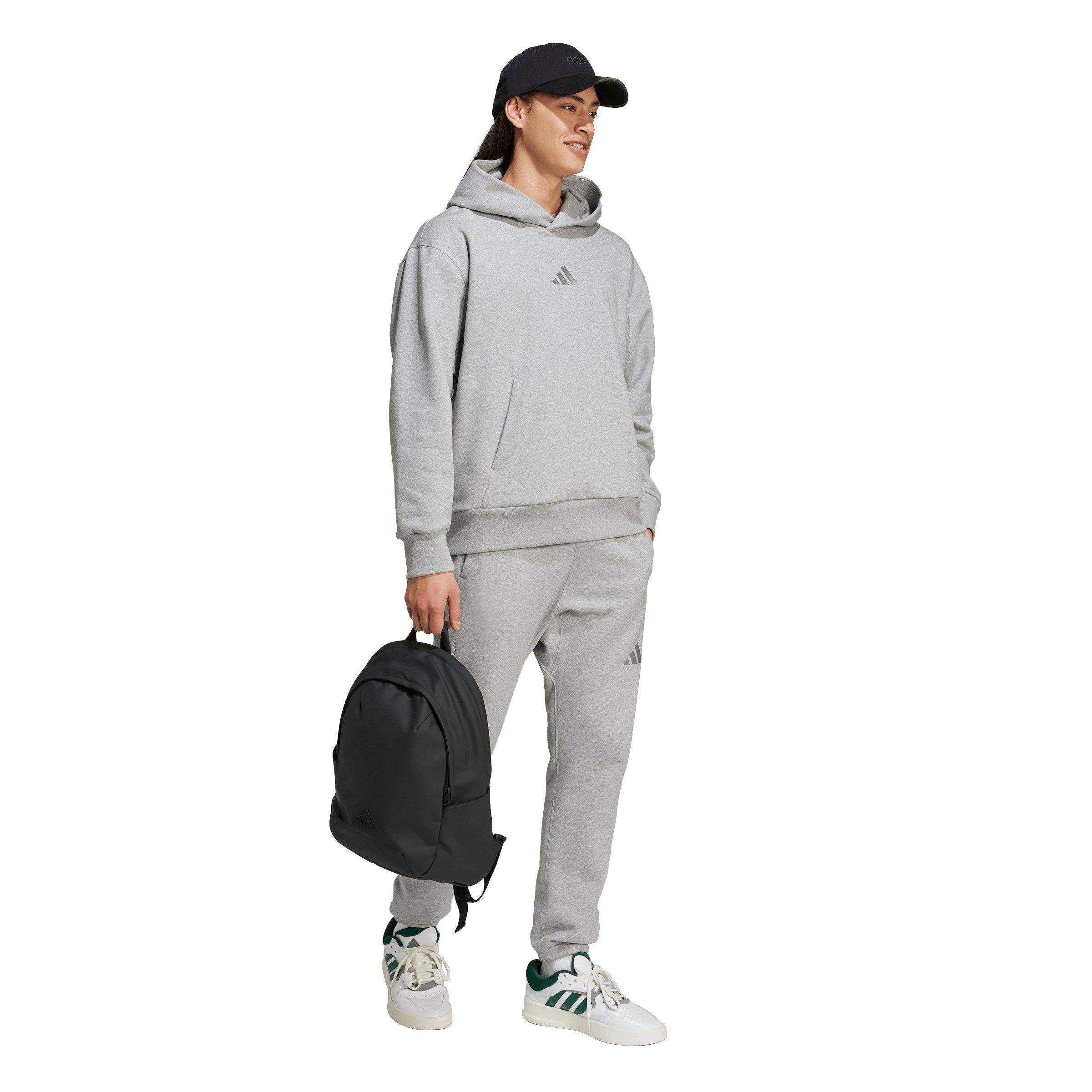 adidas Men's ALL SZN Fleece Regular Tapered Joggers - Grey - GREY Thumbnail View 5