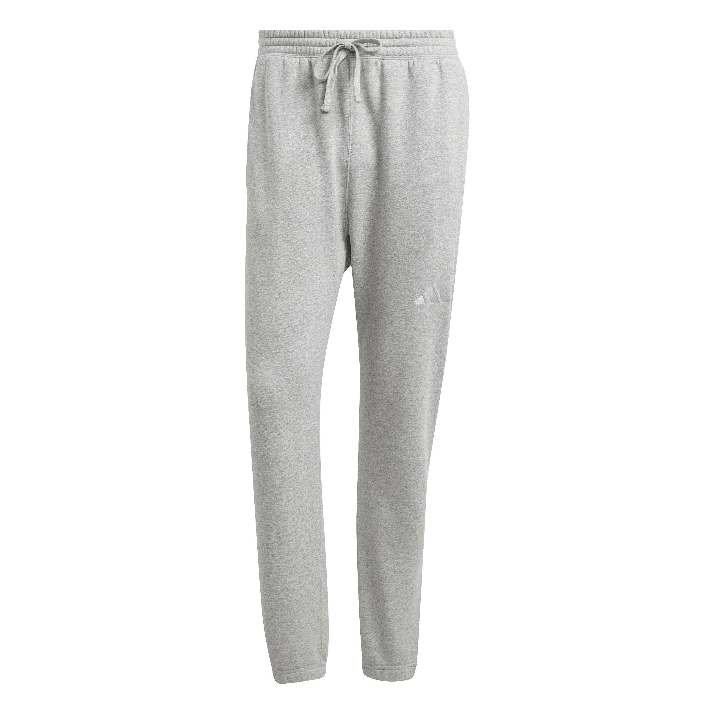 adidas Men's ALL SZN Fleece Regular Tapered Joggers - Grey - GREY Thumbnail View 6