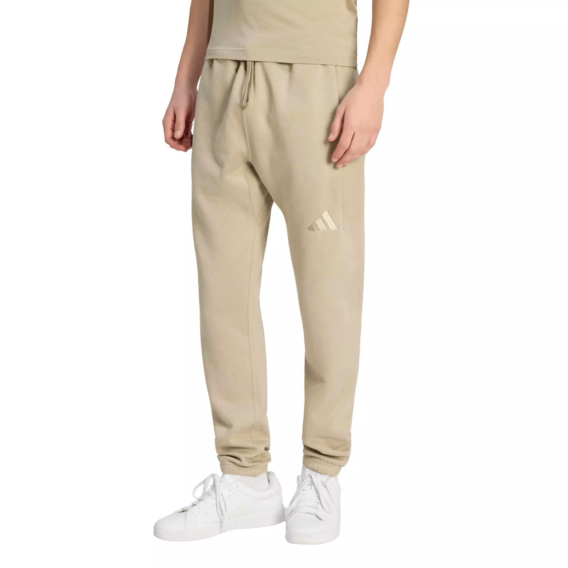 adidas Men's ALL SZN Fleece Regular Tapered Joggers - Khaki - KHAKI