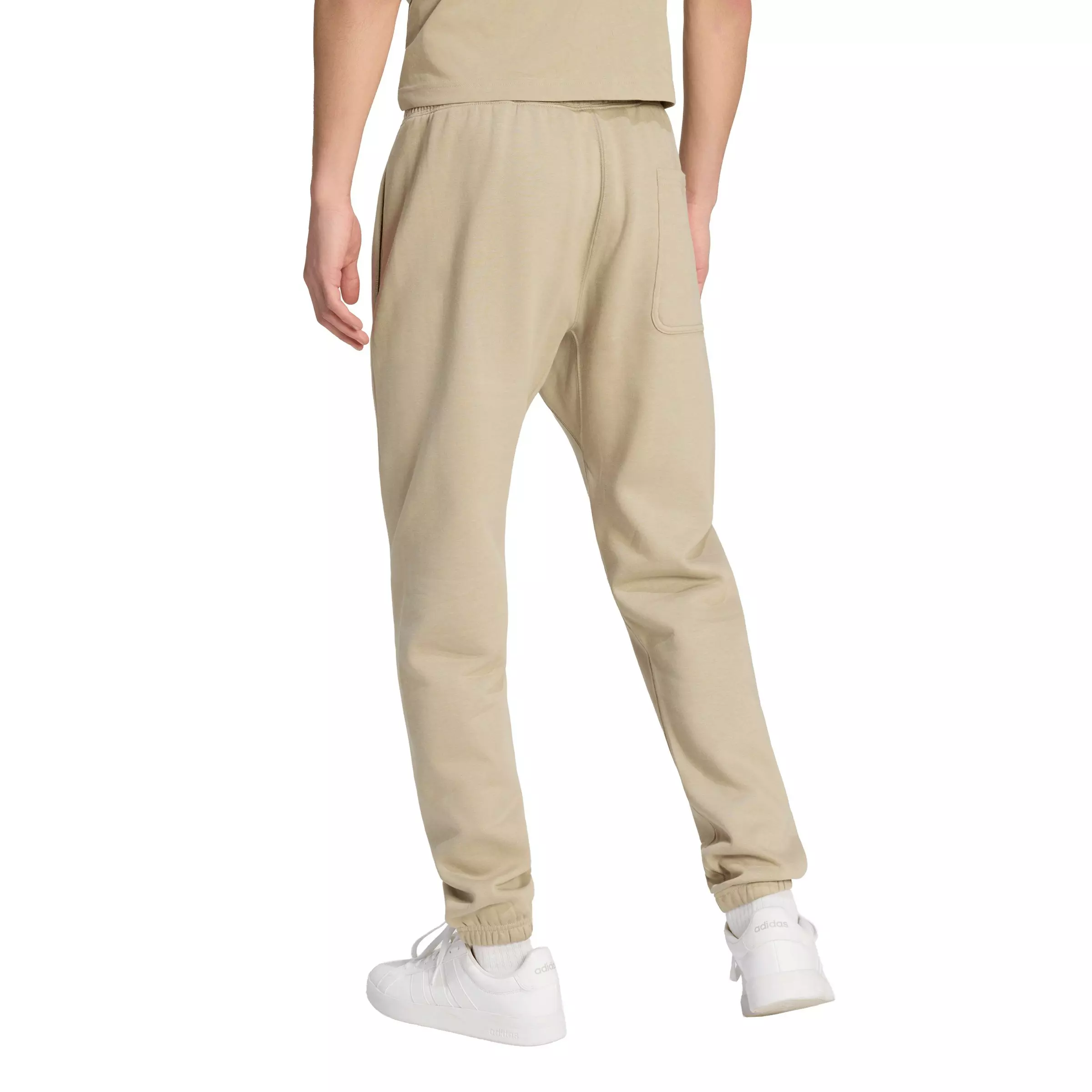 adidas Men's ALL SZN Fleece Regular Tapered Joggers - Khaki - KHAKI