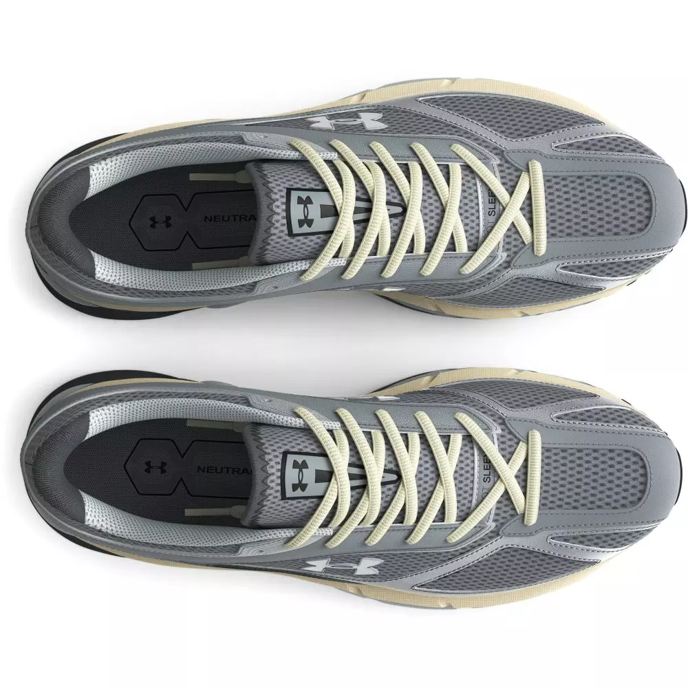 Under Armour Apparition "Steel/Ivory Dune/Metallic Silver " Unisex Running Shoe - STEEL/IVORY/SILVER