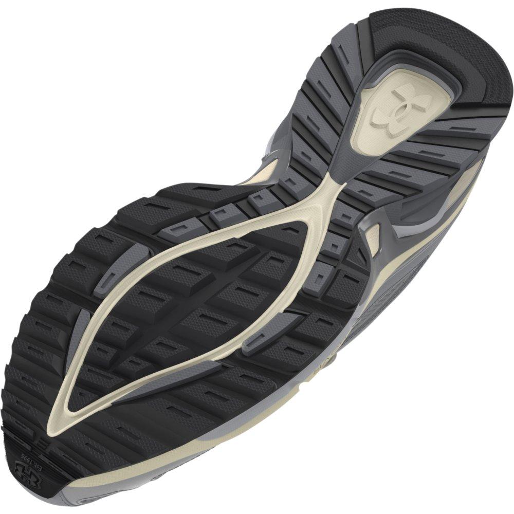 Under Armour Apparition "Steel/Ivory Dune/Metallic Silver " Unisex Running Shoe - STEEL/IVORY/SILVER Thumbnail View 5