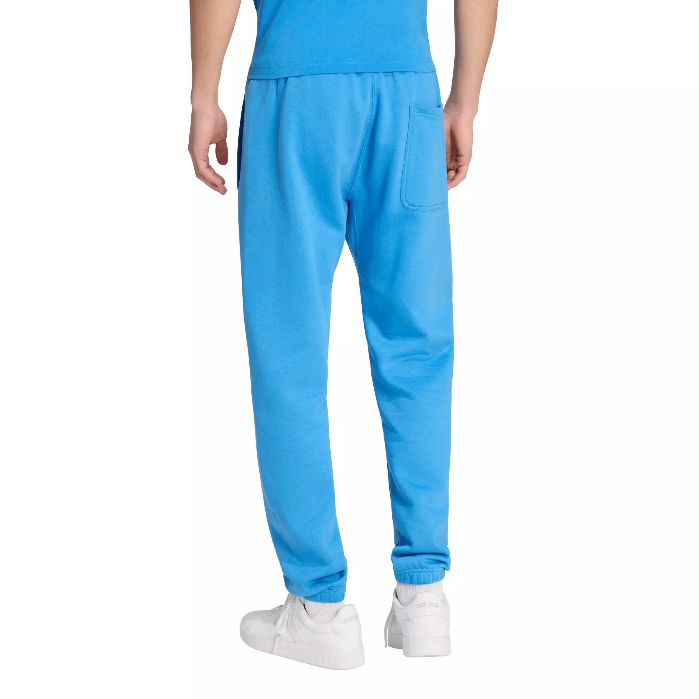 adidas Men's ALL SZN Fleece Regular Tapered Joggers -Blue - BLUE