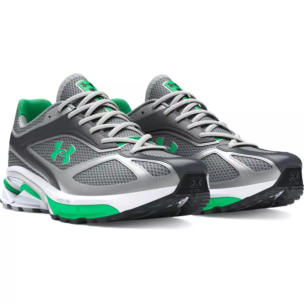 Under Armour Apparition "Steel/Metallic Silver/Vapor Green" Unisex Running Shoe - STEEL/SILVER/GREEN