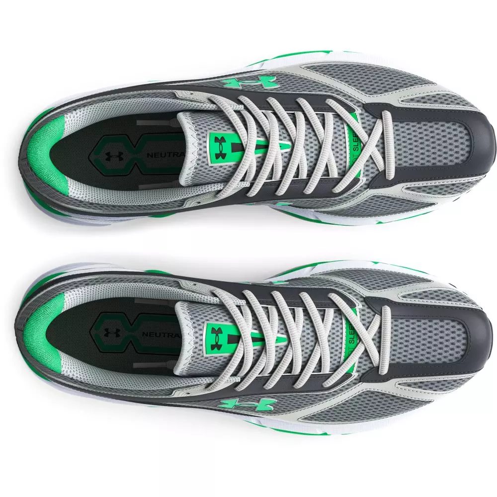 Under Armour Apparition "Steel/Metallic Silver/Vapor Green" Unisex Running Shoe - STEEL/SILVER/GREEN