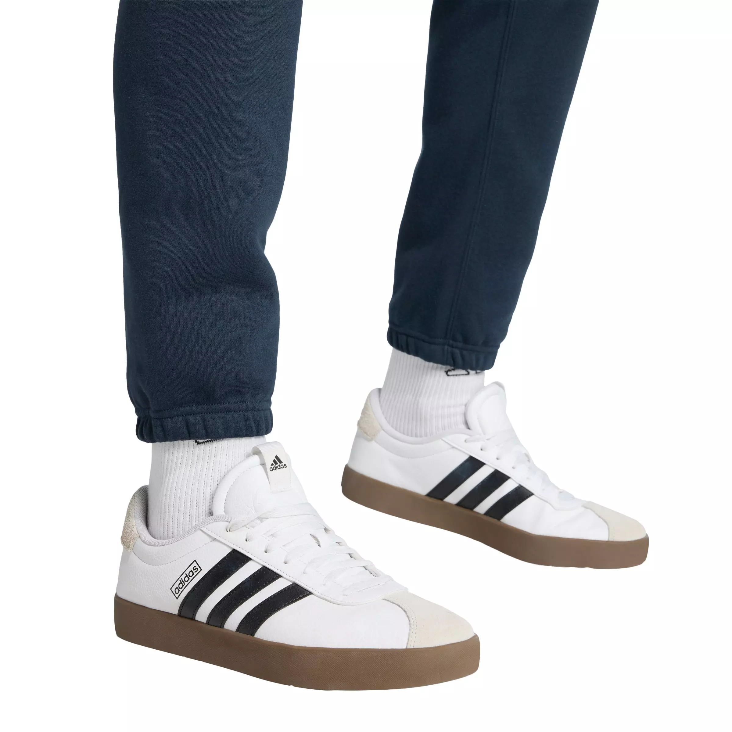 adidas Men's ALL SZN Fleece Regular Tapered Joggers -Dk Blue - DK BLUE