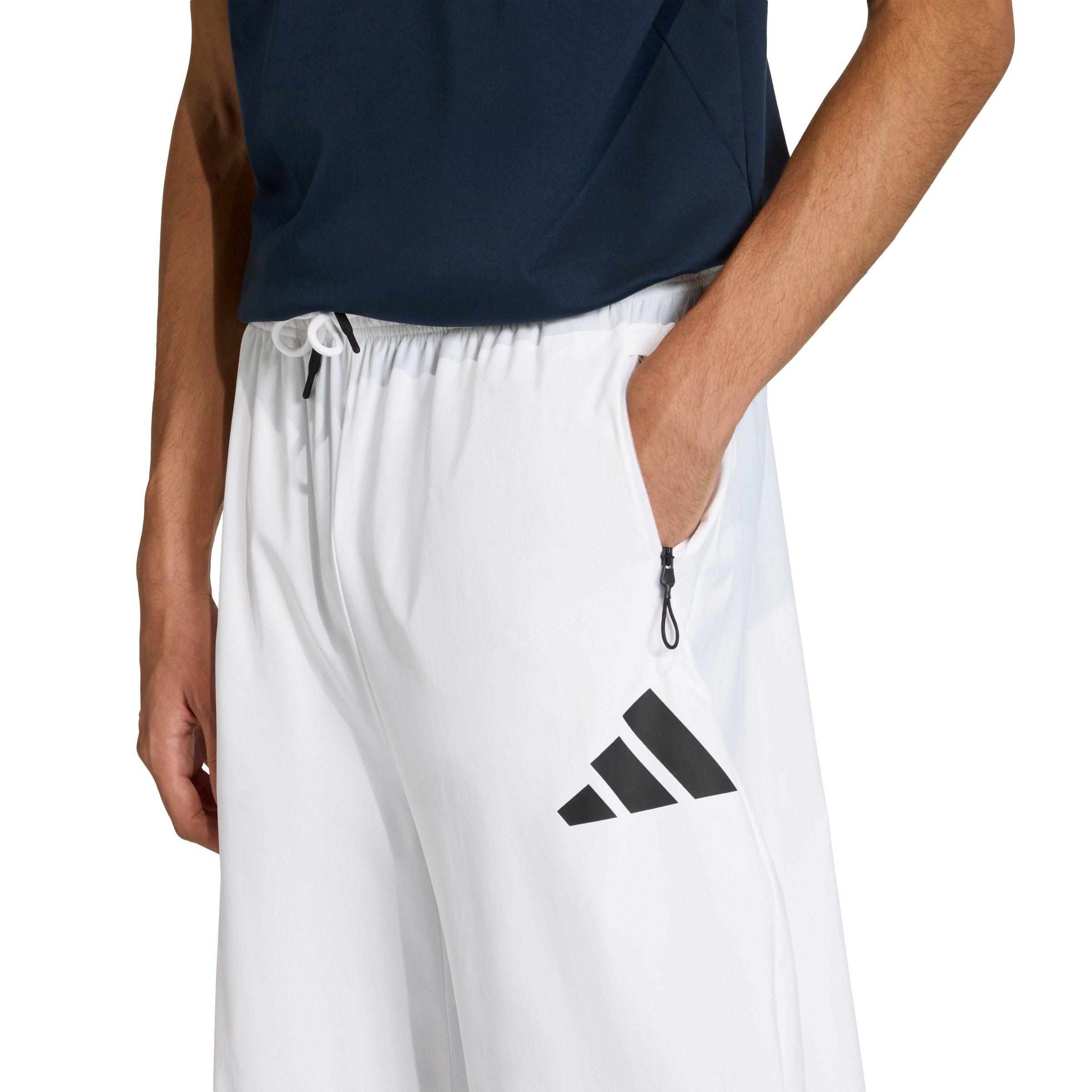 adidas Men's Z.N.E. Woven Pants -White - WHITE Thumbnail View 3