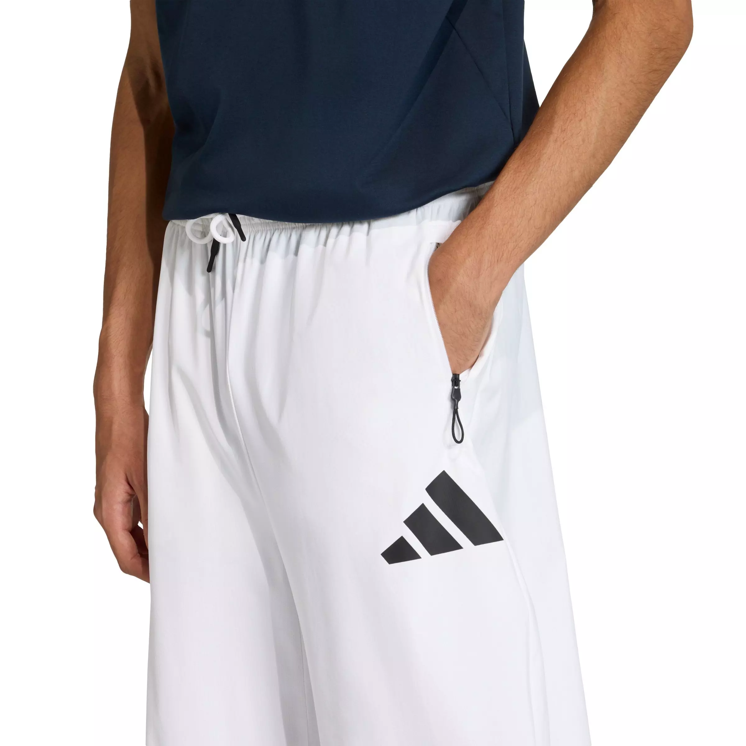 adidas Men's Z.N.E. Woven Pants -White - WHITE