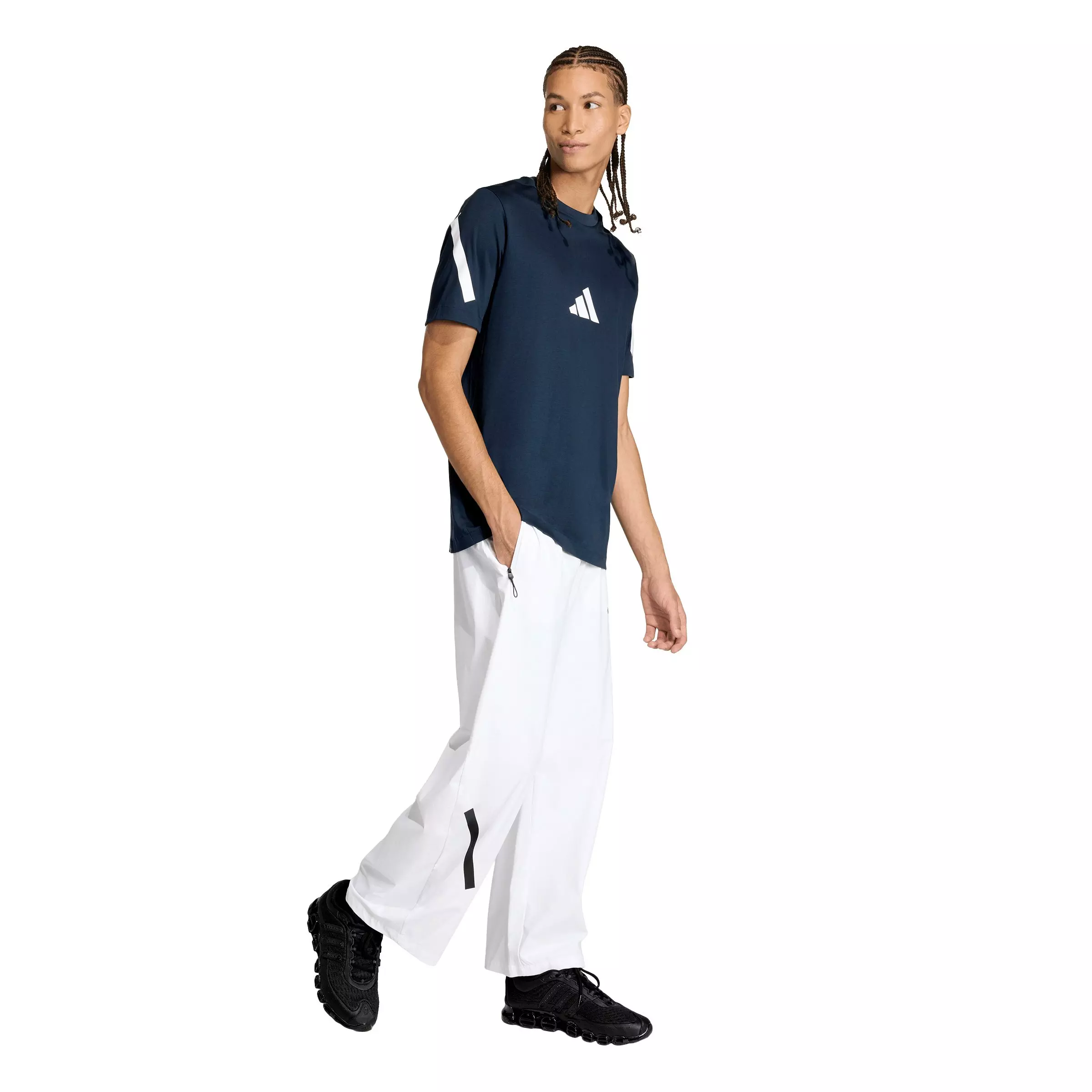adidas Men's Z.N.E. Woven Pants -White - WHITE