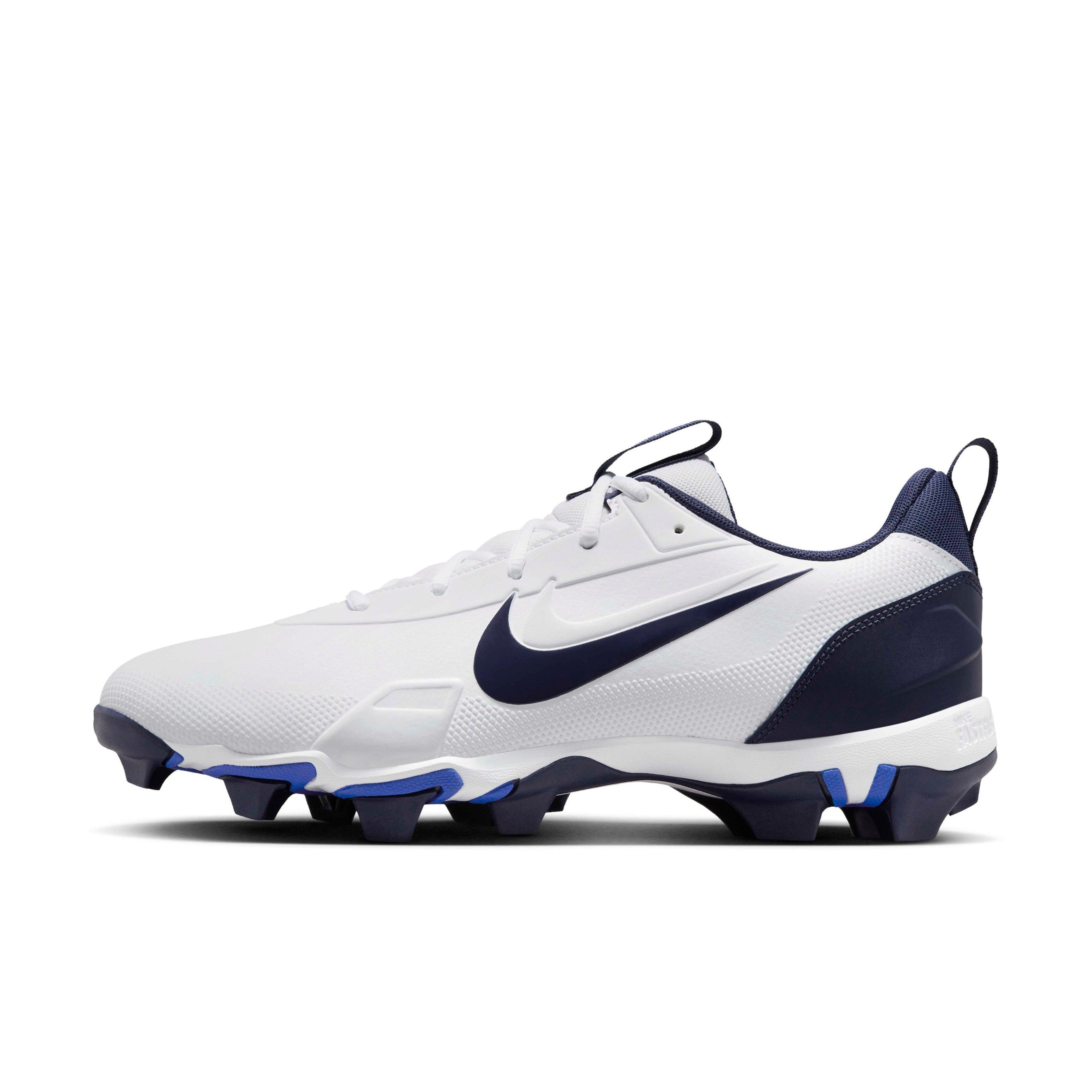 Nike Force Trout 9 Keystone "White/Hyper Royal/Midnight Navy" Men's Baseball Cleat - WHITE/ROYAL/NAVY Thumbnail View 2