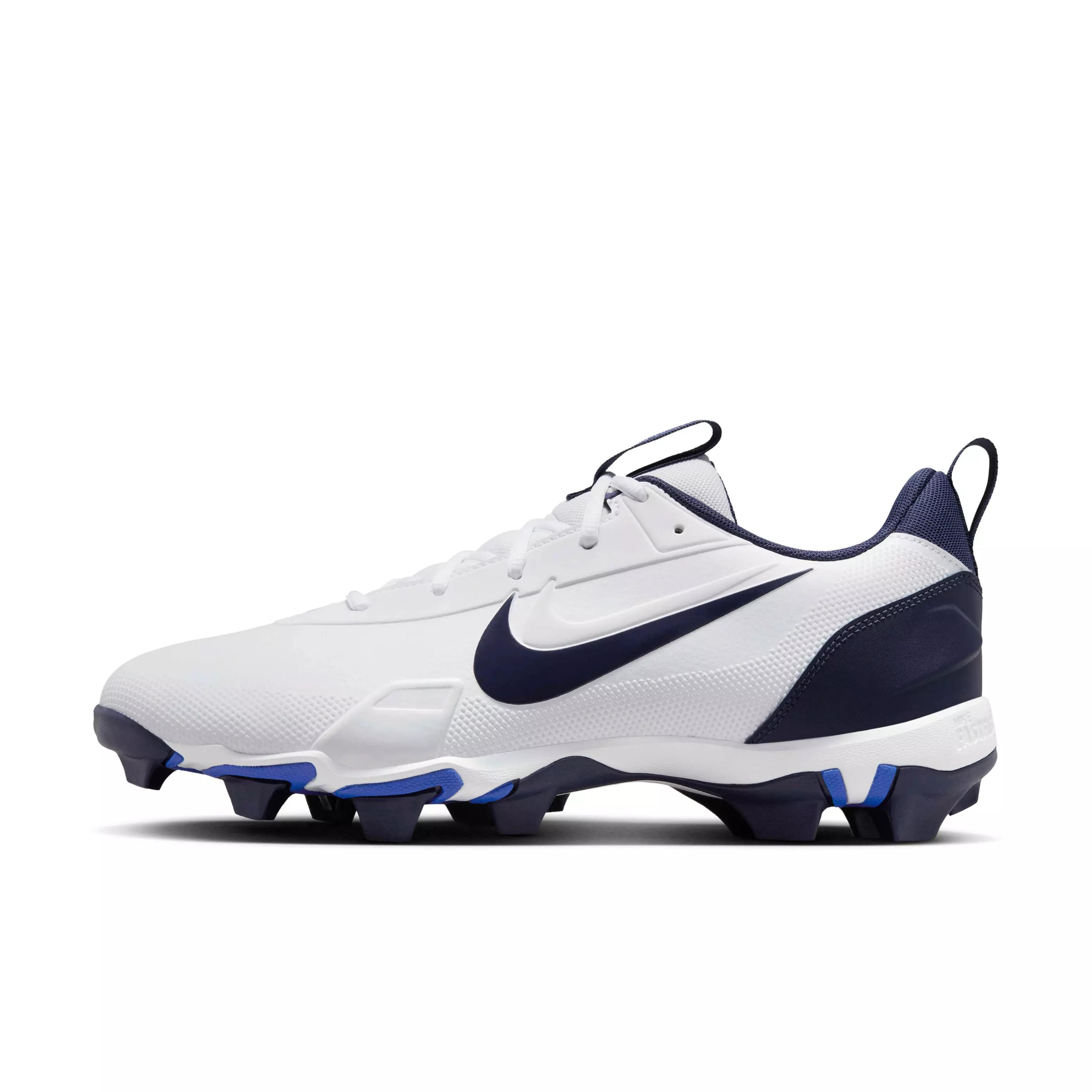 Nike Force Trout 9 Keystone "White/Hyper Royal/Midnight Navy" Men's Baseball Cleat - WHITE/ROYAL/NAVY