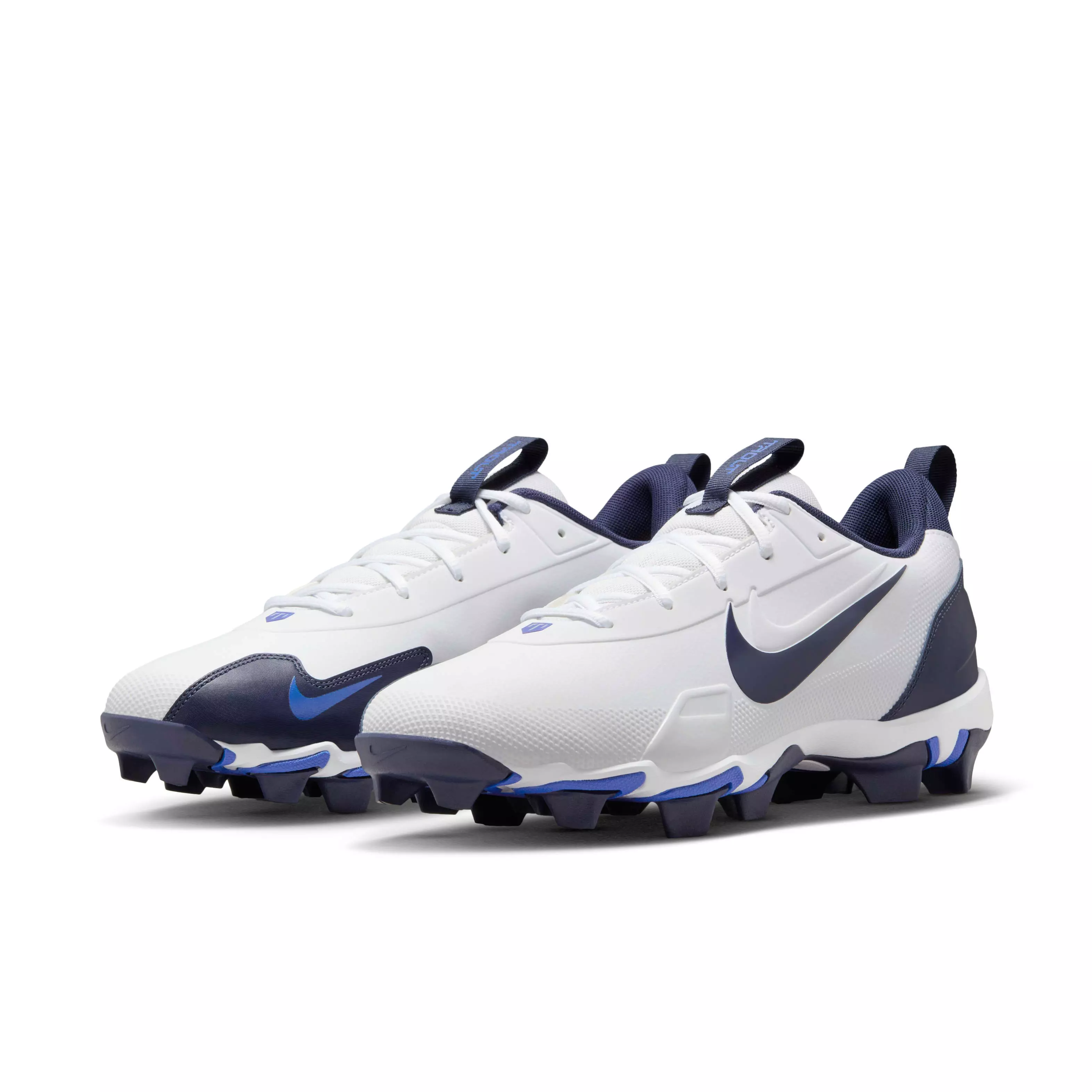 Nike Force Trout 9 Keystone "White/Hyper Royal/Midnight Navy" Men's Baseball Cleat - WHITE/ROYAL/NAVY