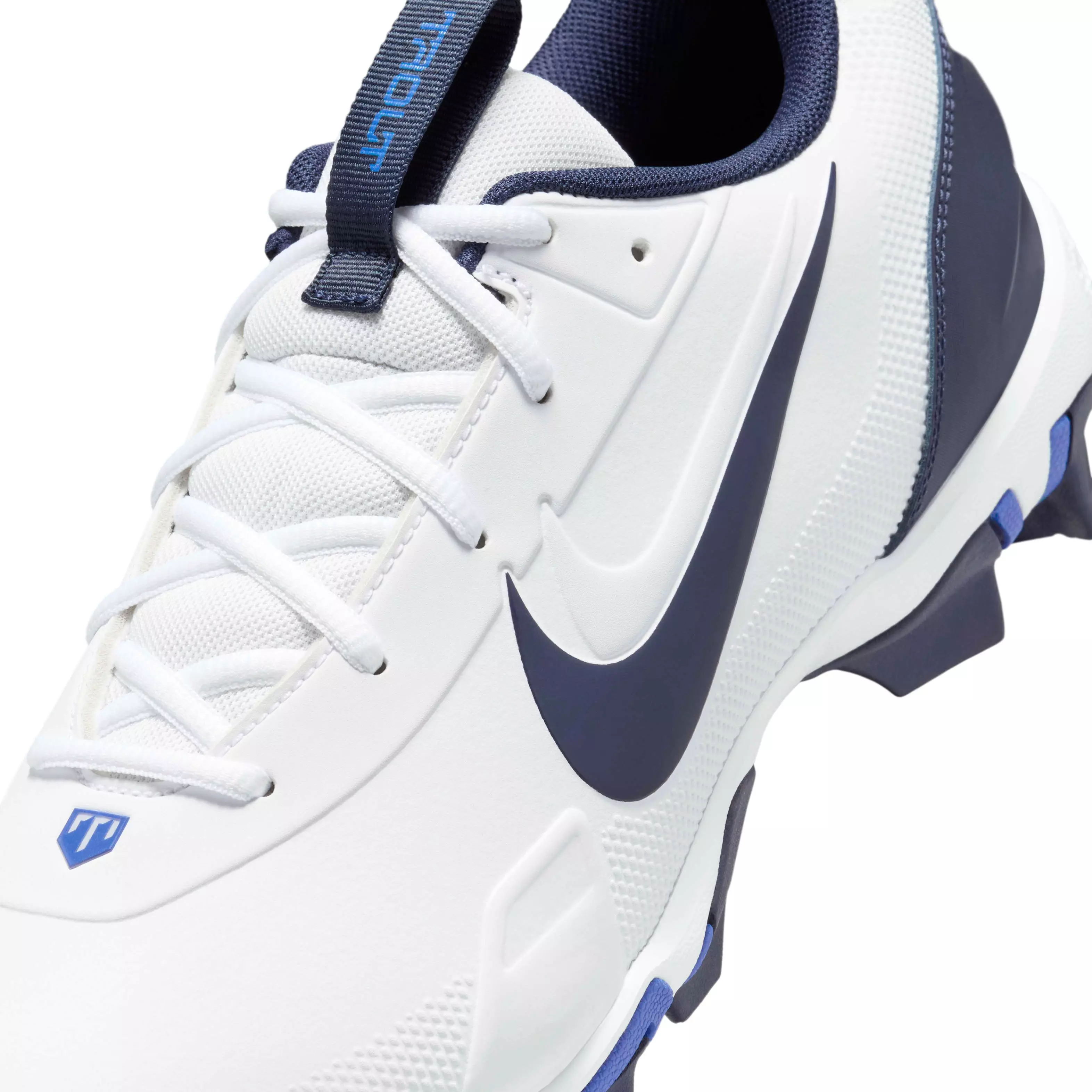 Nike Force Trout 9 Keystone "White/Hyper Royal/Midnight Navy" Men's Baseball Cleat - WHITE/ROYAL/NAVY