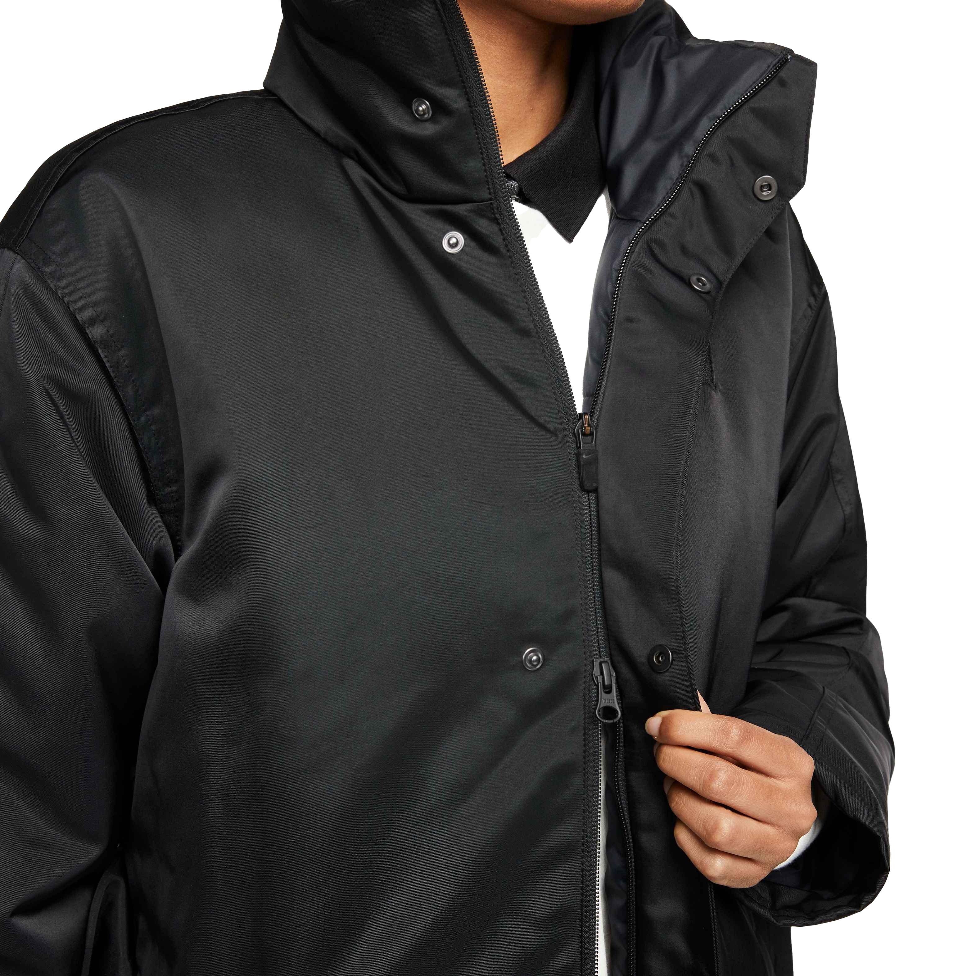Nike Women's Sportswear Synthetic-Filled Parka Trend - BLACK Thumbnail View 4