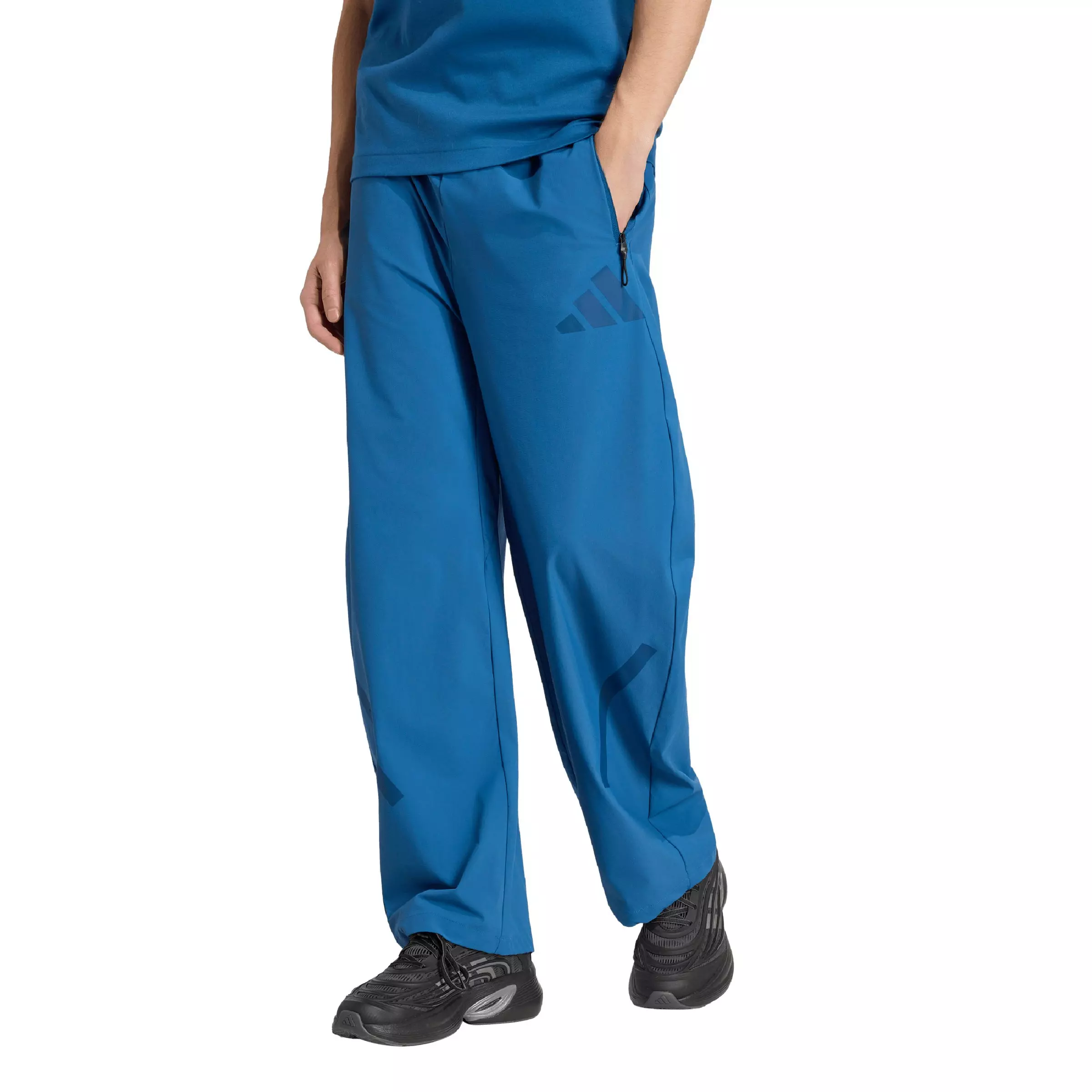 adidas Men's Z.N.E. Woven Pants -Blue - BLUE