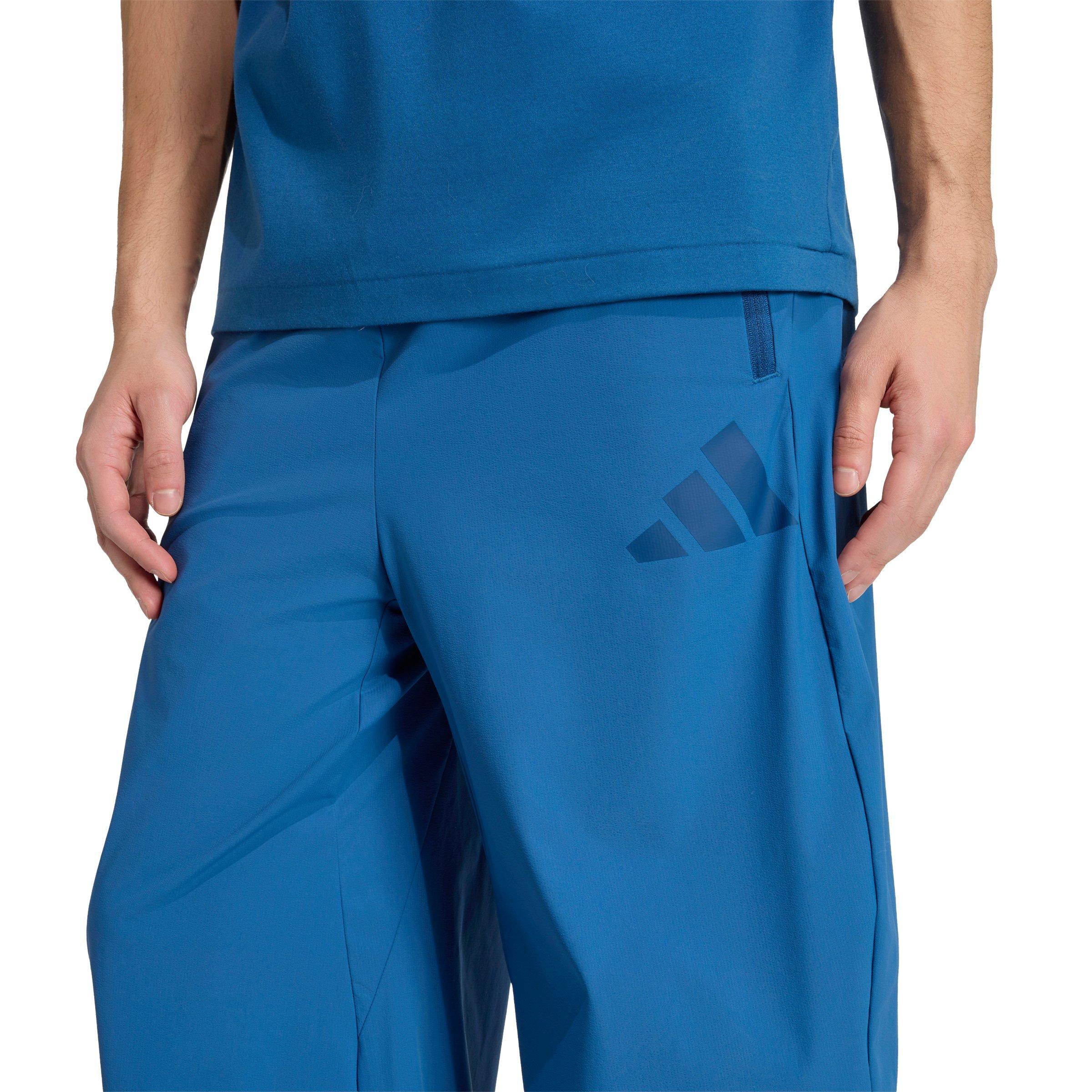 adidas Men's Z.N.E. Woven Pants - Blue - BLUE Thumbnail View 3