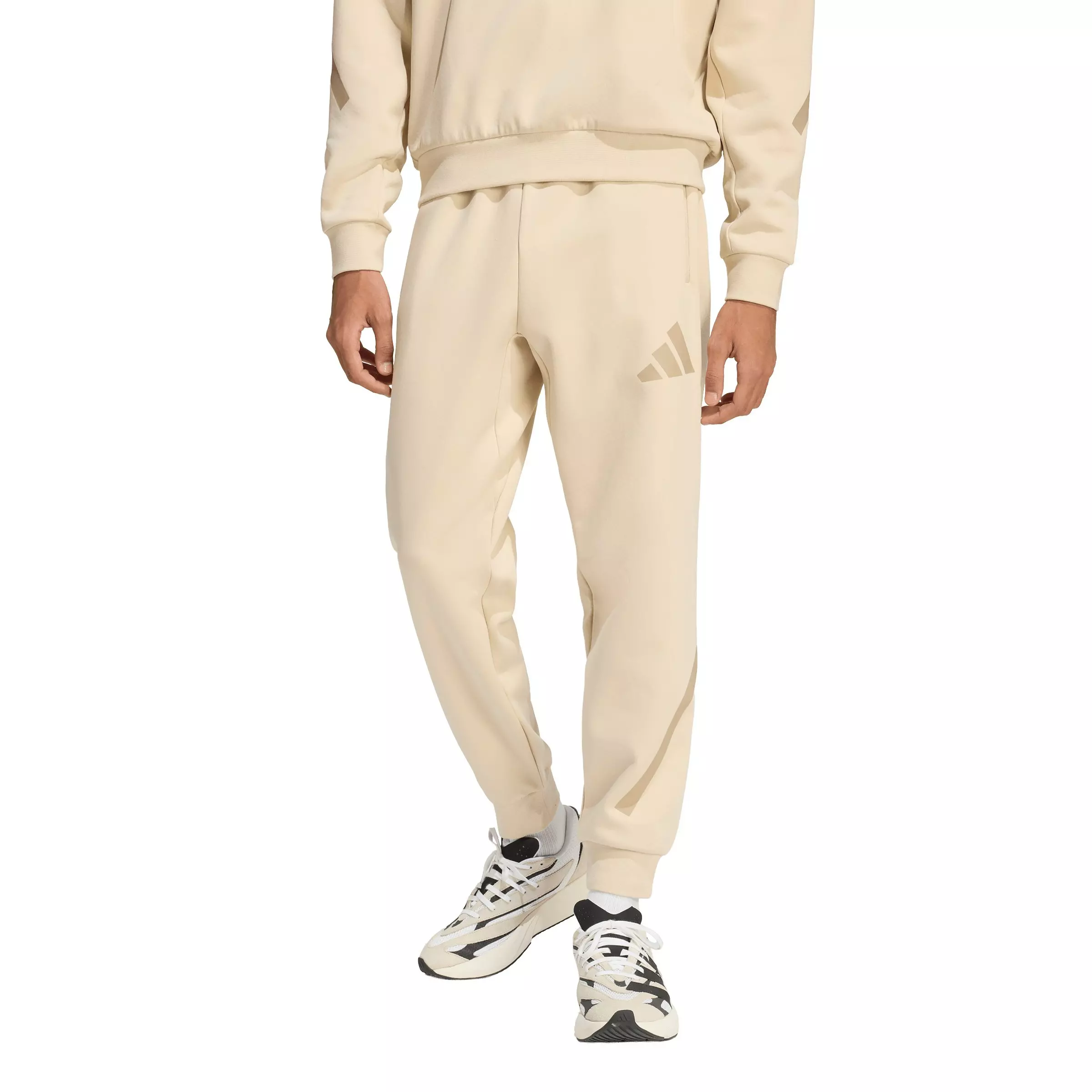adidas Men's Z.N.E. Tracksuit Bottoms -Cream - CREAM