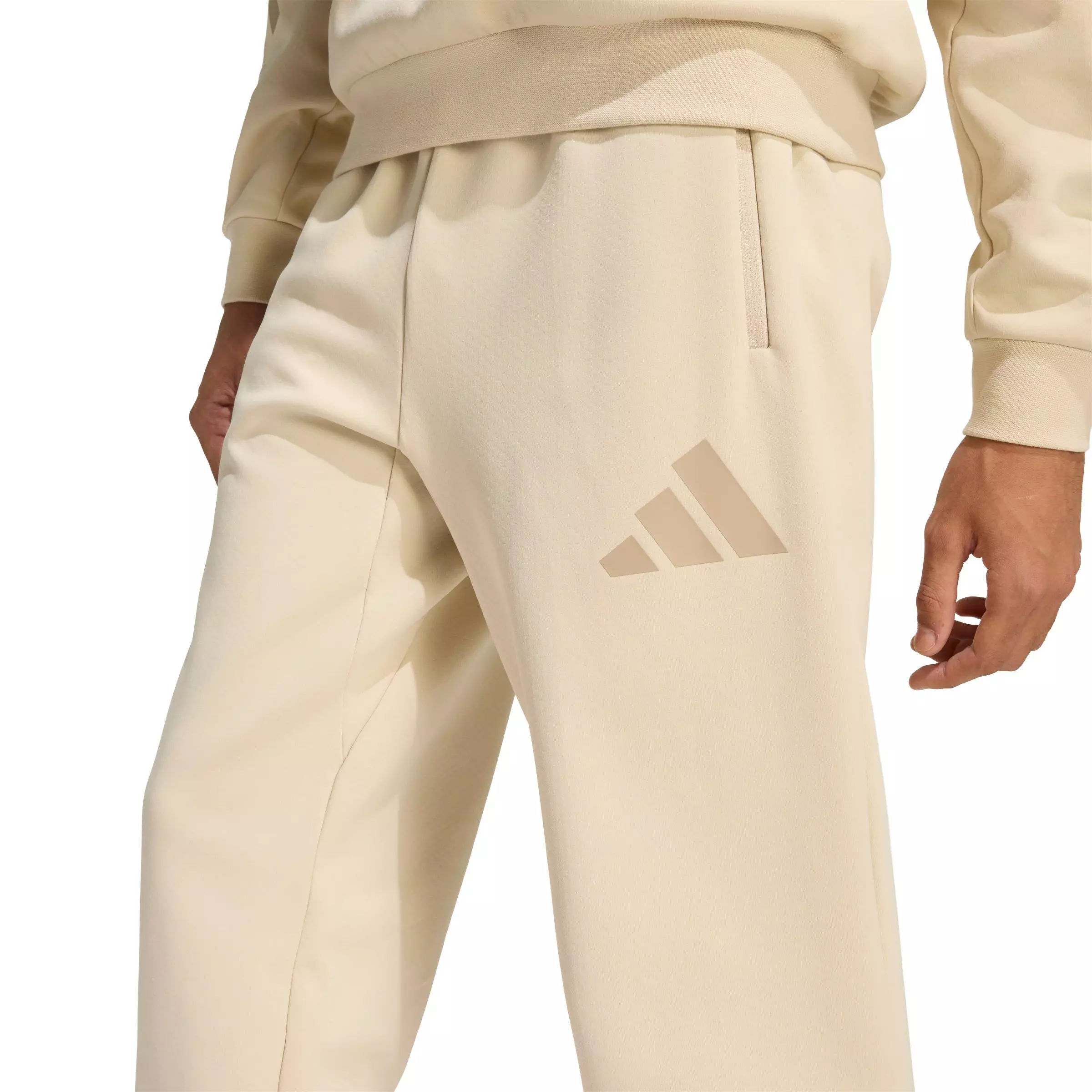 adidas Men's Z.N.E. Tracksuit Bottoms -Cream - CREAM